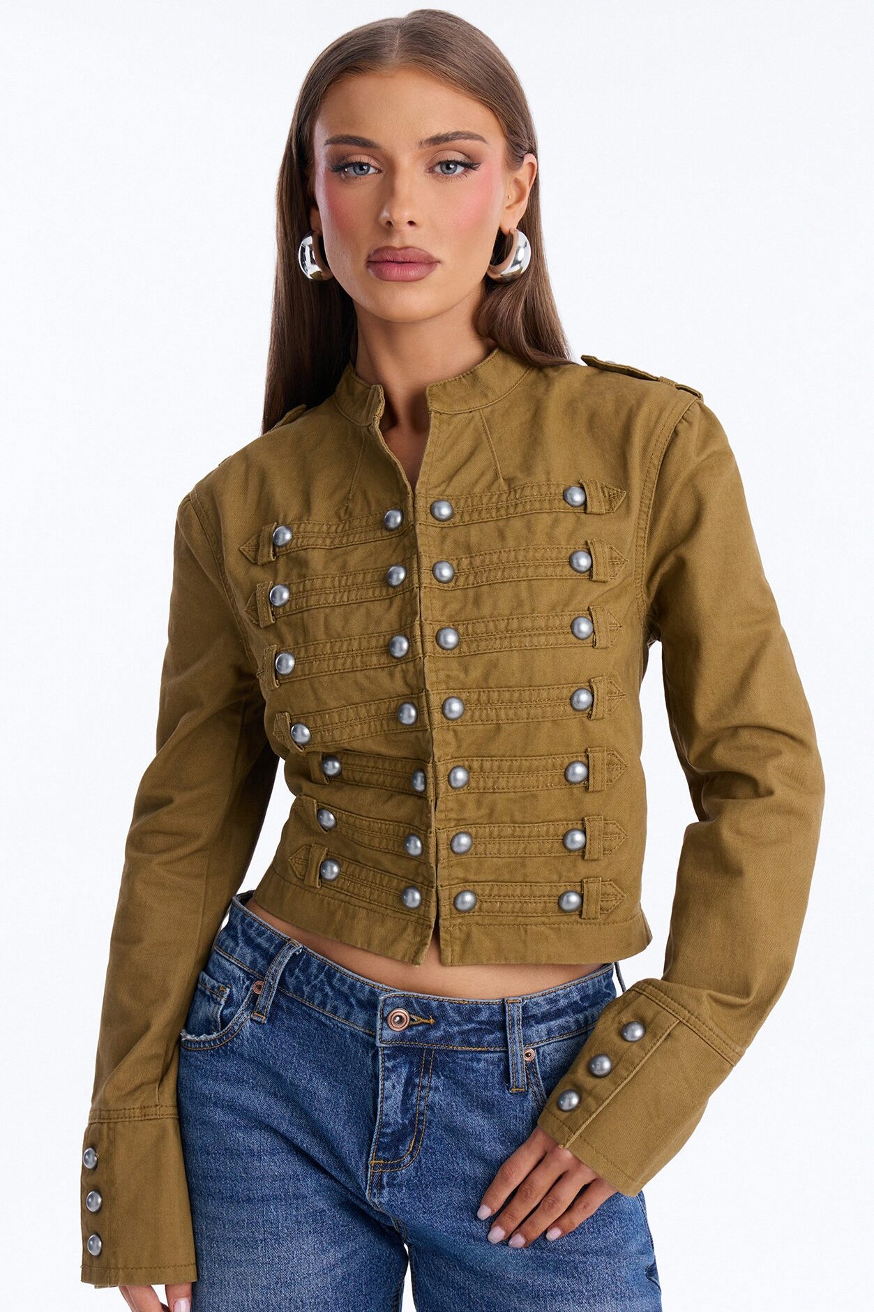 Stand For Something Twill Militant Conductor Jacket - Moss