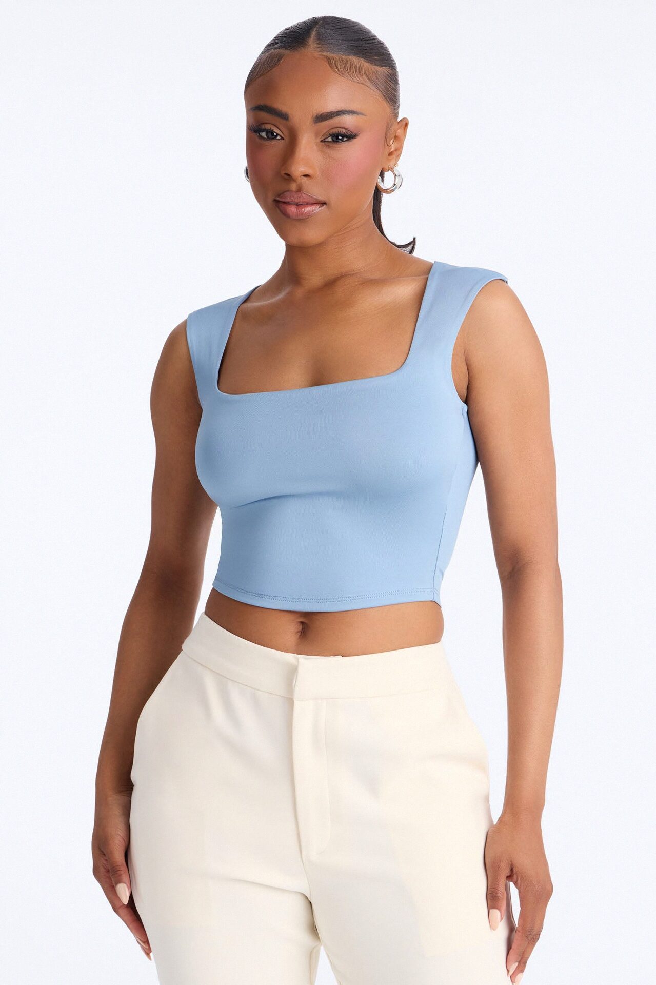 Christine Sleeveless Top - Blue