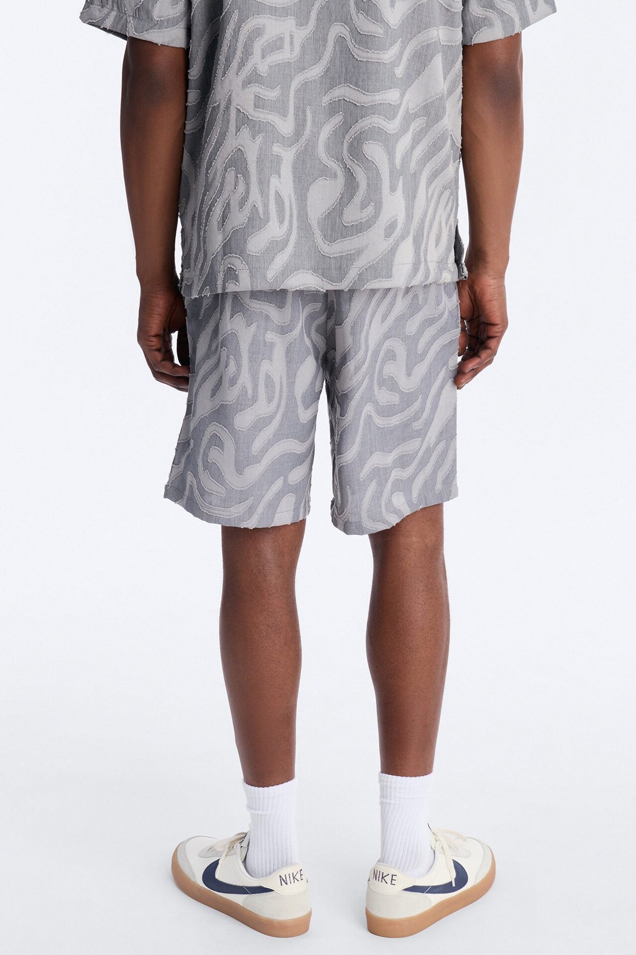 Relaxed Midnight Wave Short - Grey