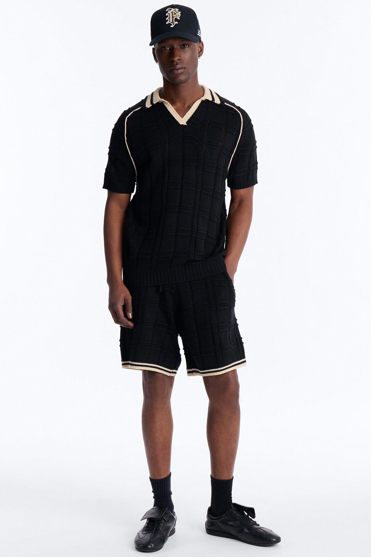 Relaxed Riviera Knit Short - Black