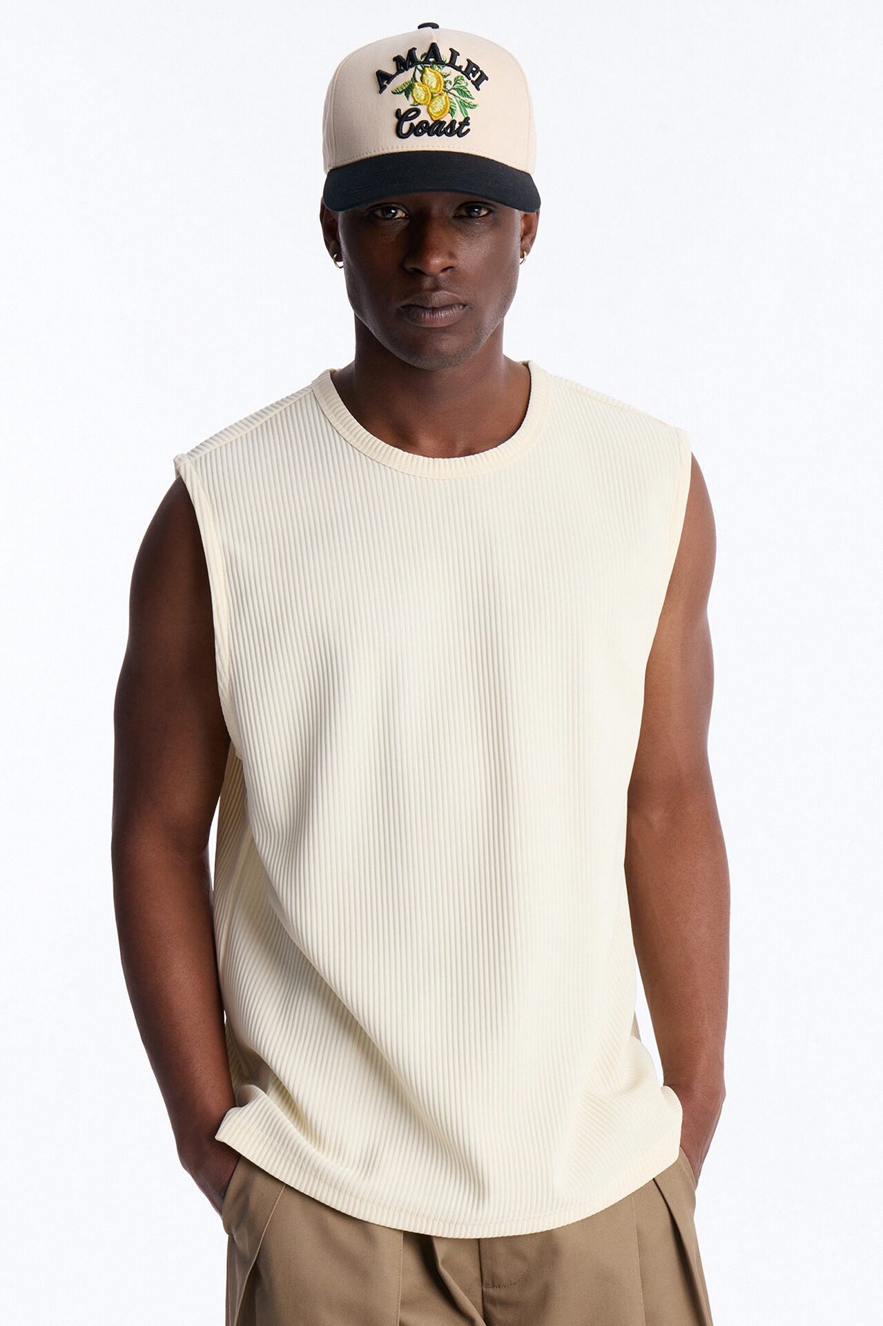 Show Up Muscle Tank - Off White