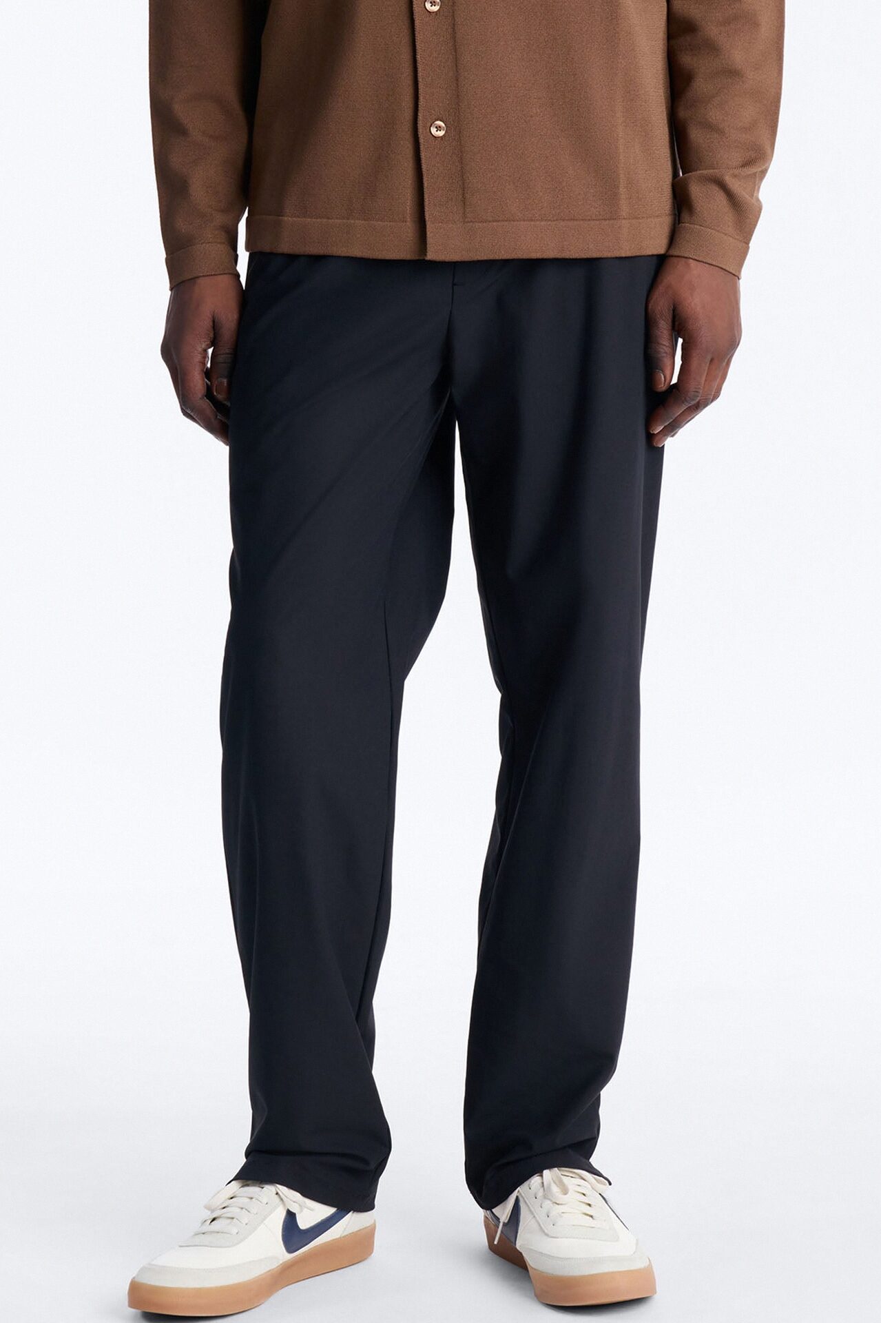Slim Axis Slit Pant - Black