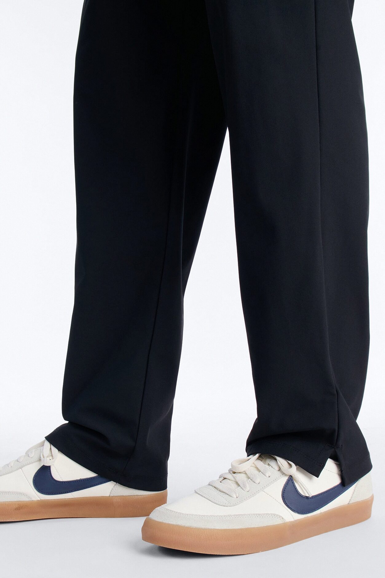 Slim Axis Slit Pant - Black