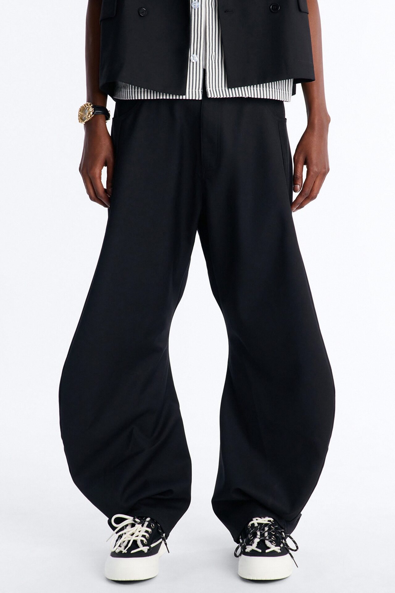 Baggy Icon Quad Trouser - Black