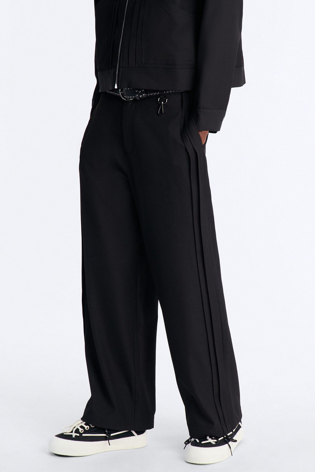 Baggy Vertical Sync Trouser - Black