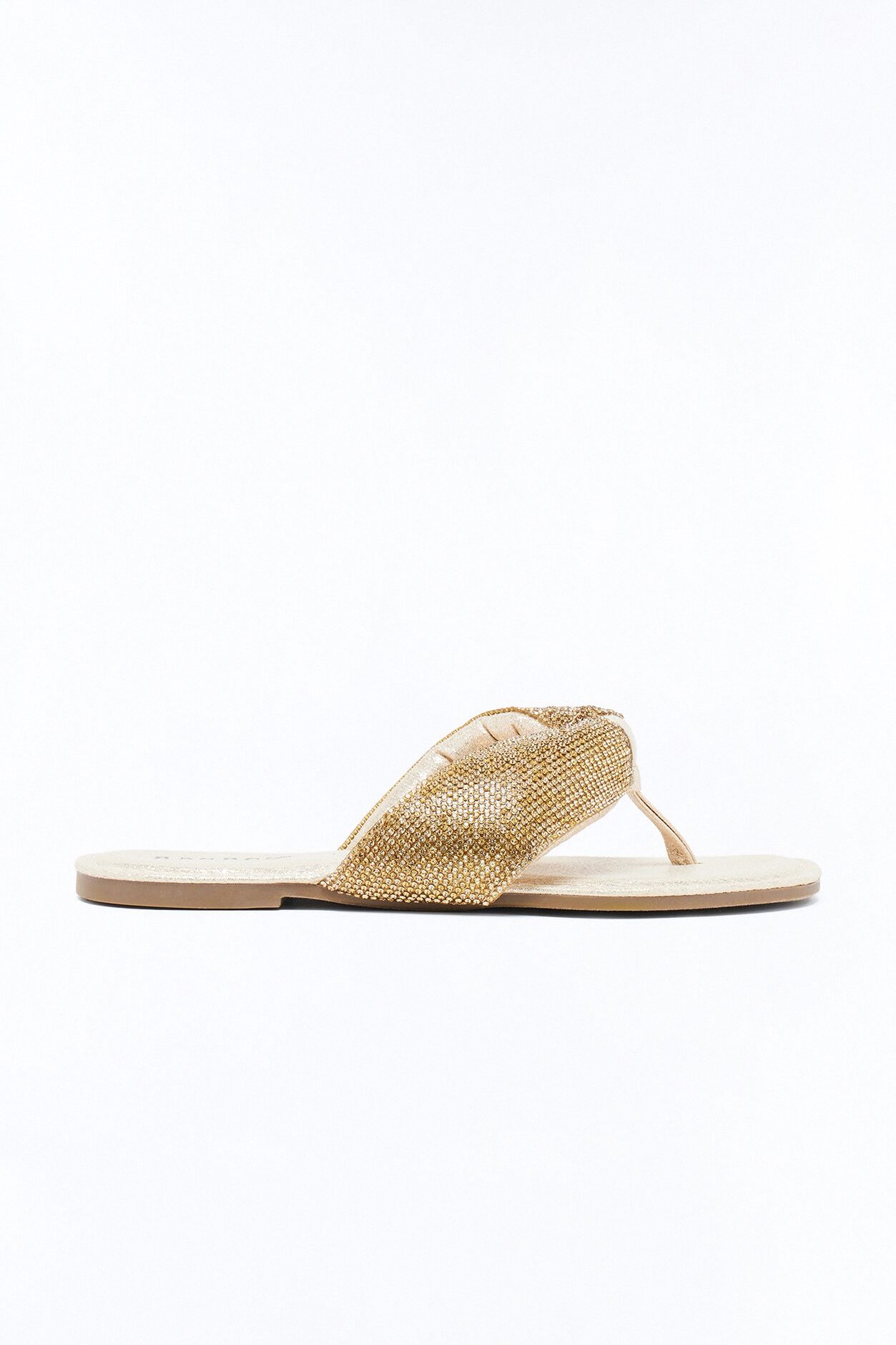 Cover Girl Flip Flops - Gold