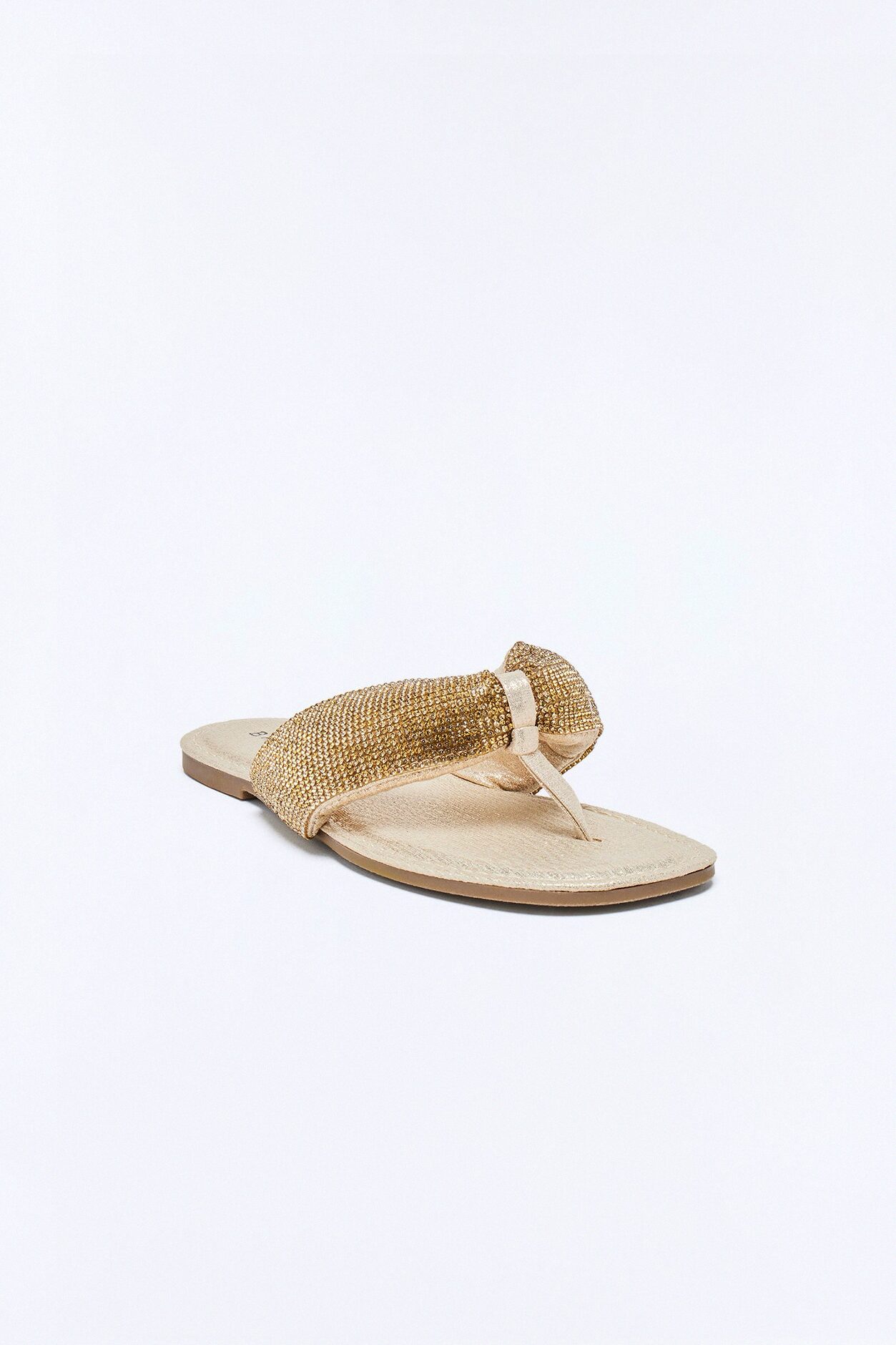 Cover Girl Flip Flops - Gold