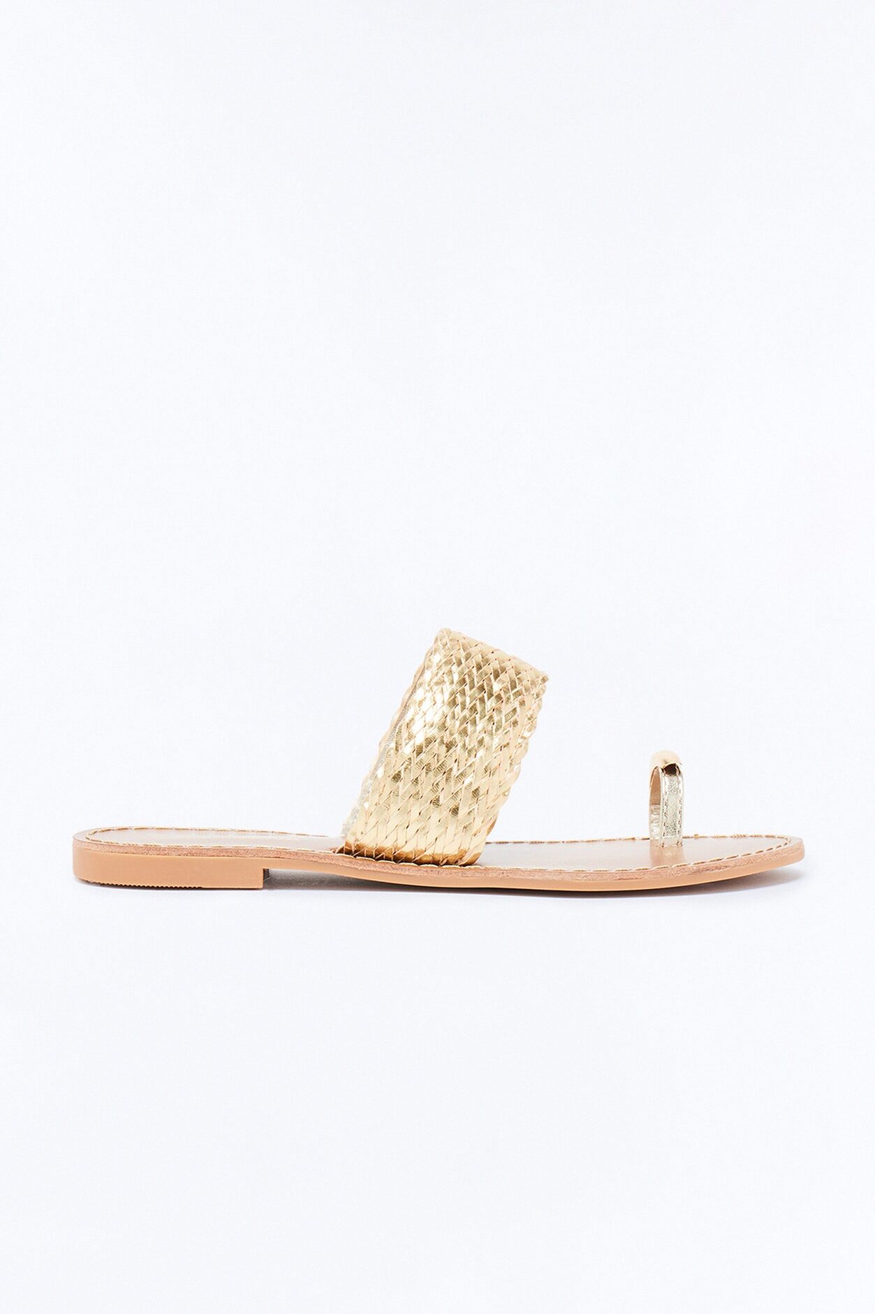 Huntington Beach Toe Ring Sandals - Gold