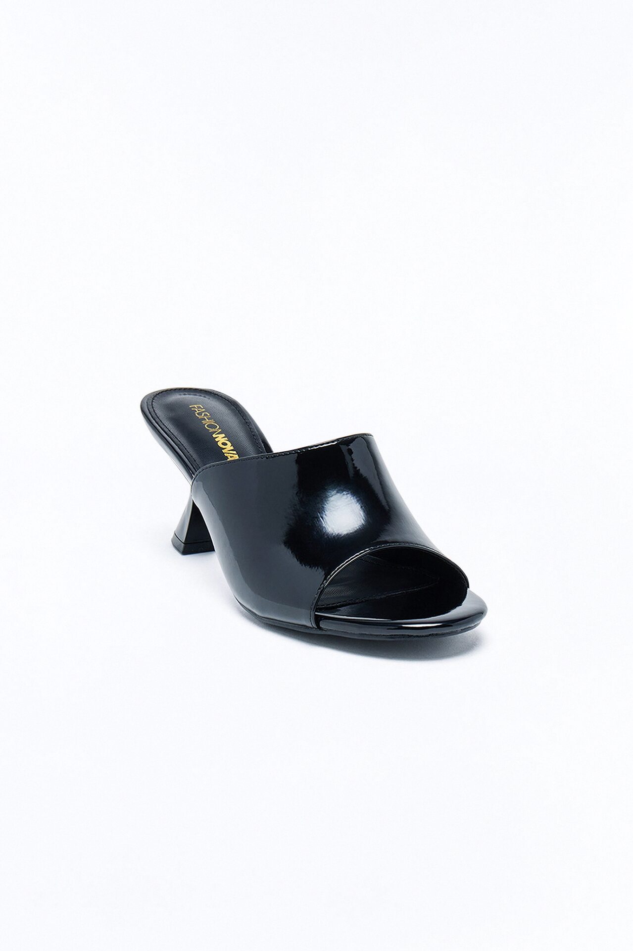 Fiora Patent Heels - Black