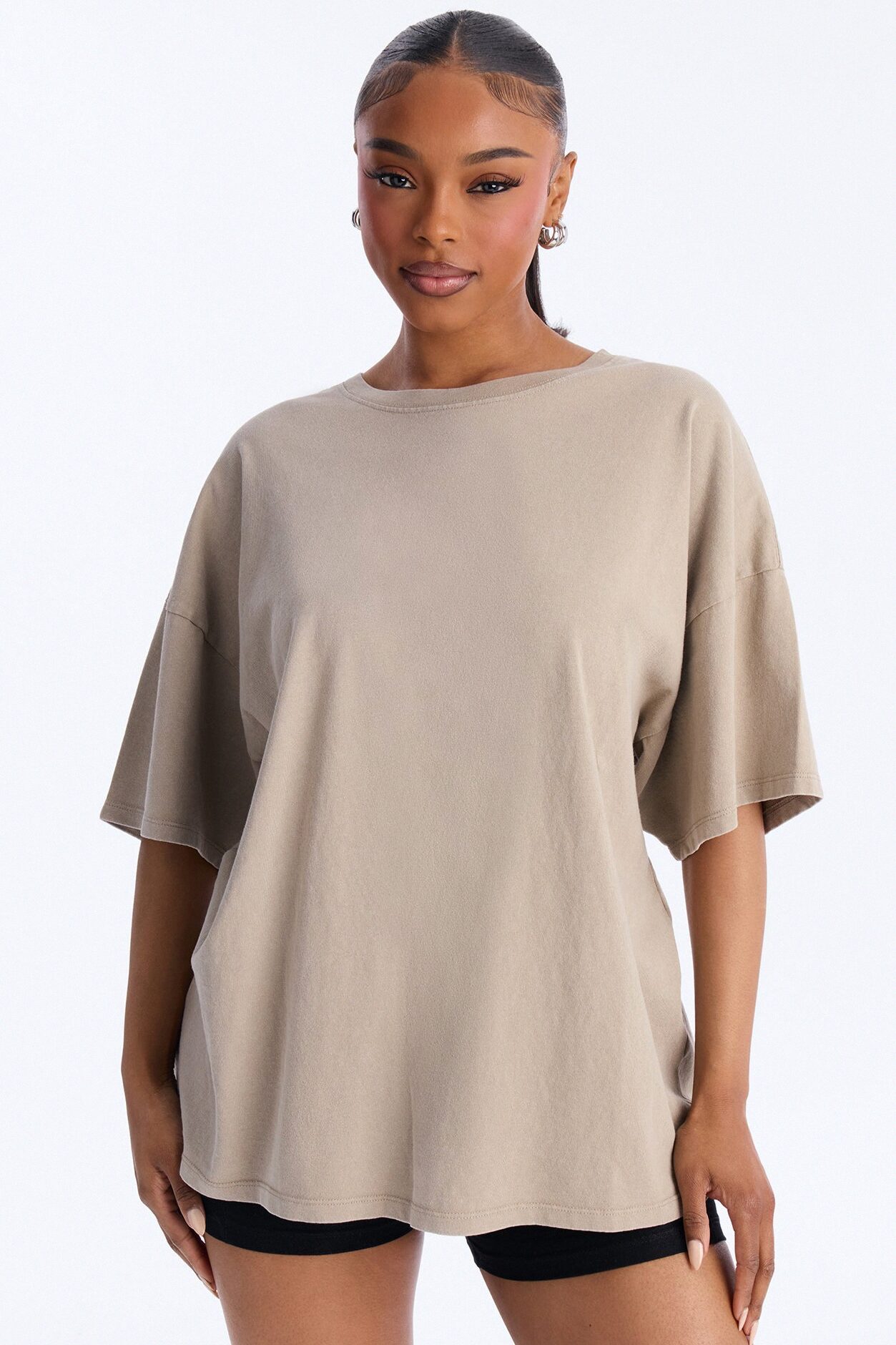 The Washed Oversized Tee - Olive