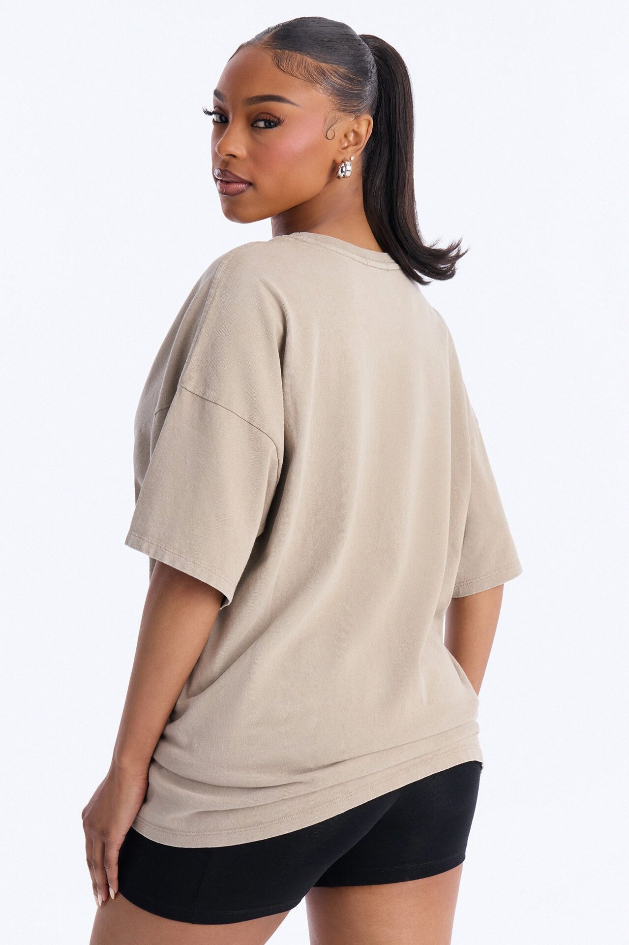 The Washed Oversized Tee - Olive