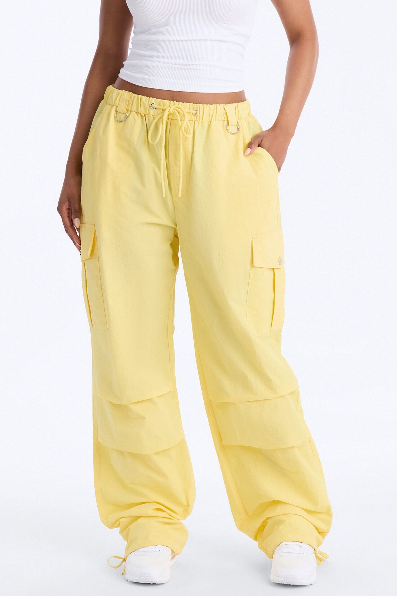 Girl Crush Parachute Pant - Yellow