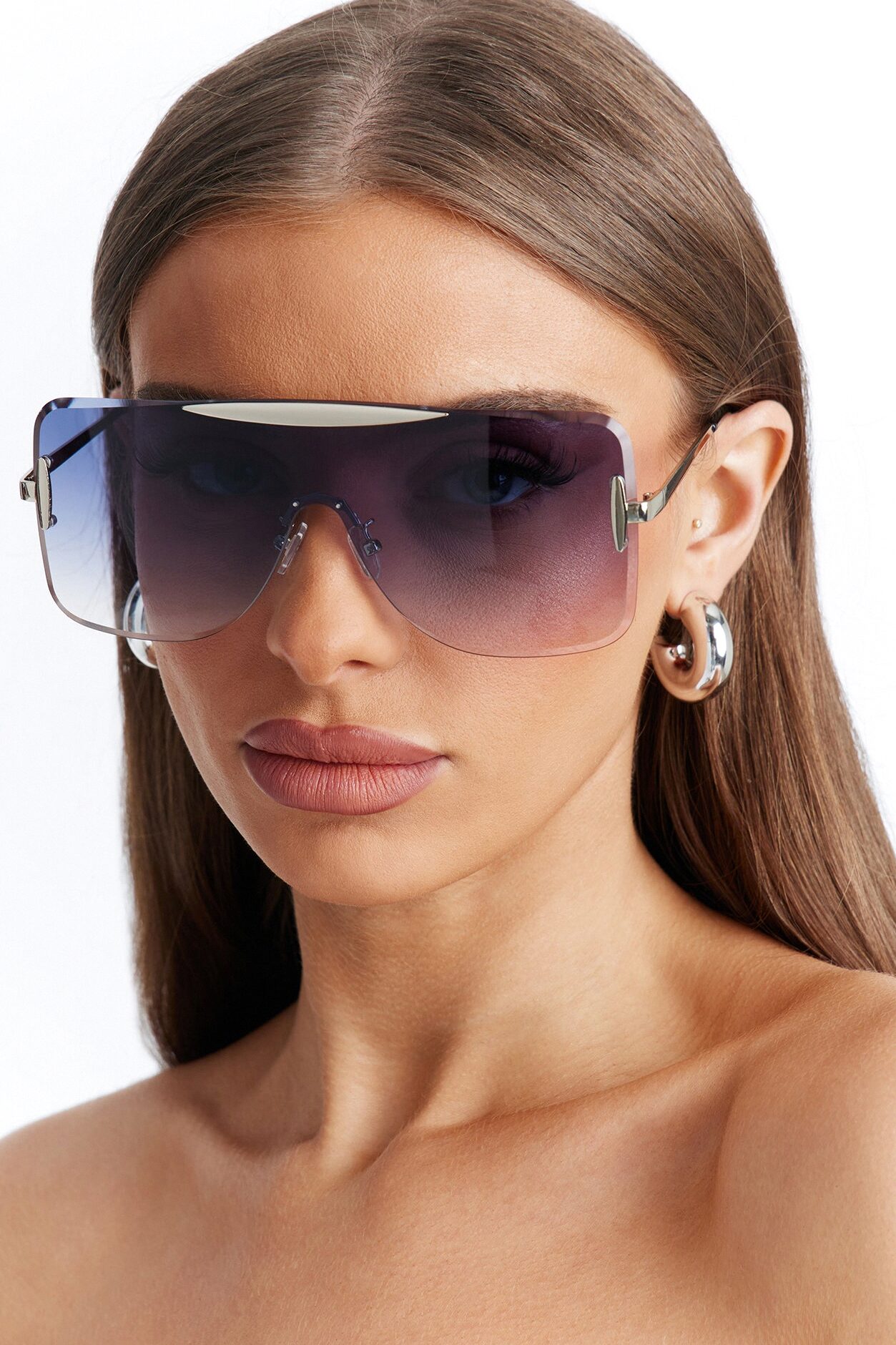 Deep Sky Rectangle Sunglasses - Black/combo