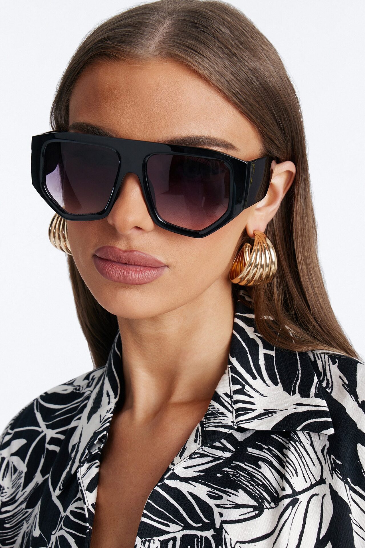 Nightfall Sunglasses - Black/Purple
