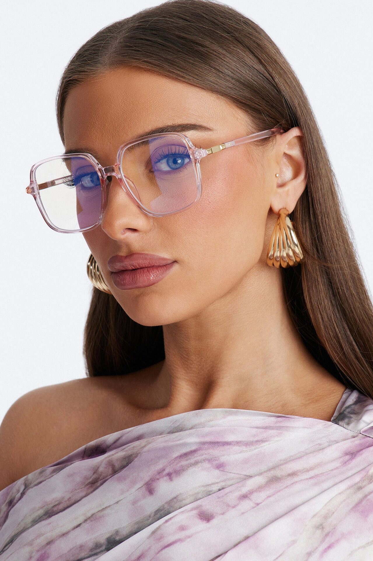 Corporate Cutie Blue Light Glasses - Pink