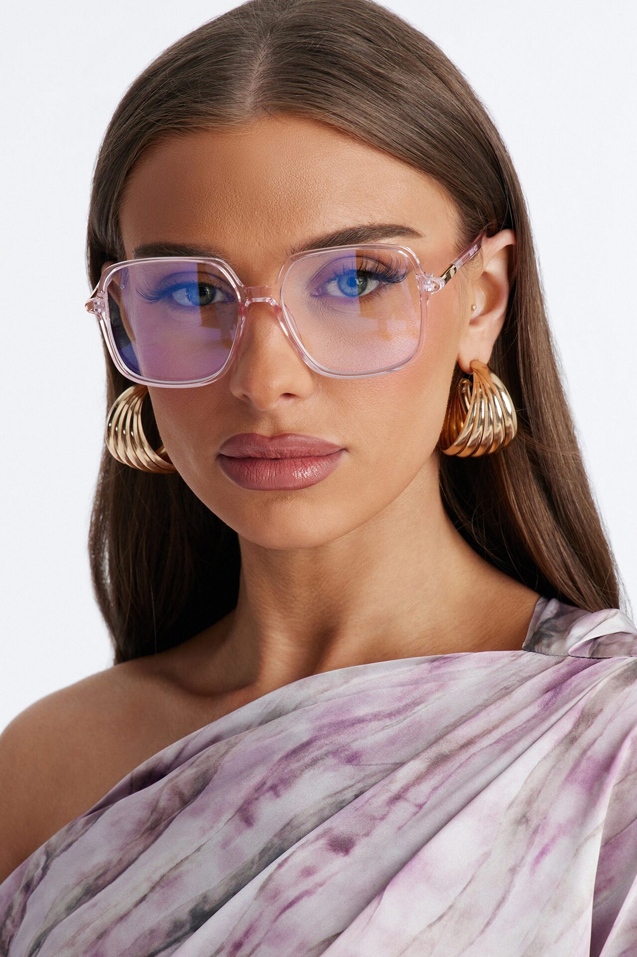 Corporate Cutie Blue Light Glasses - Pink