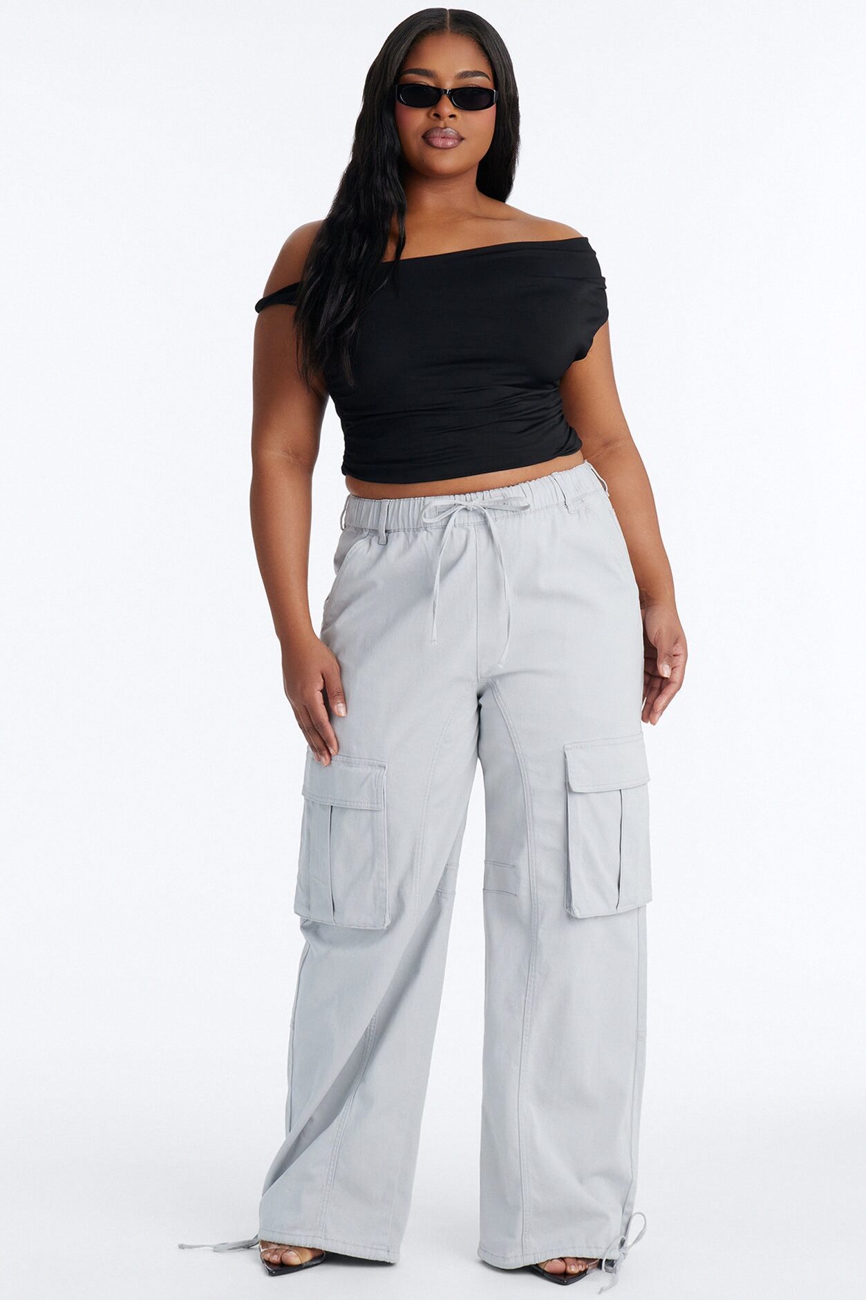 Portland Washed Cargo Pant - Slate Grey