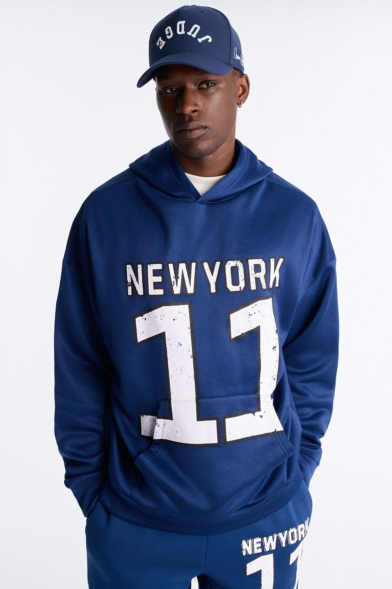 New York Classic Hoodie - Navy