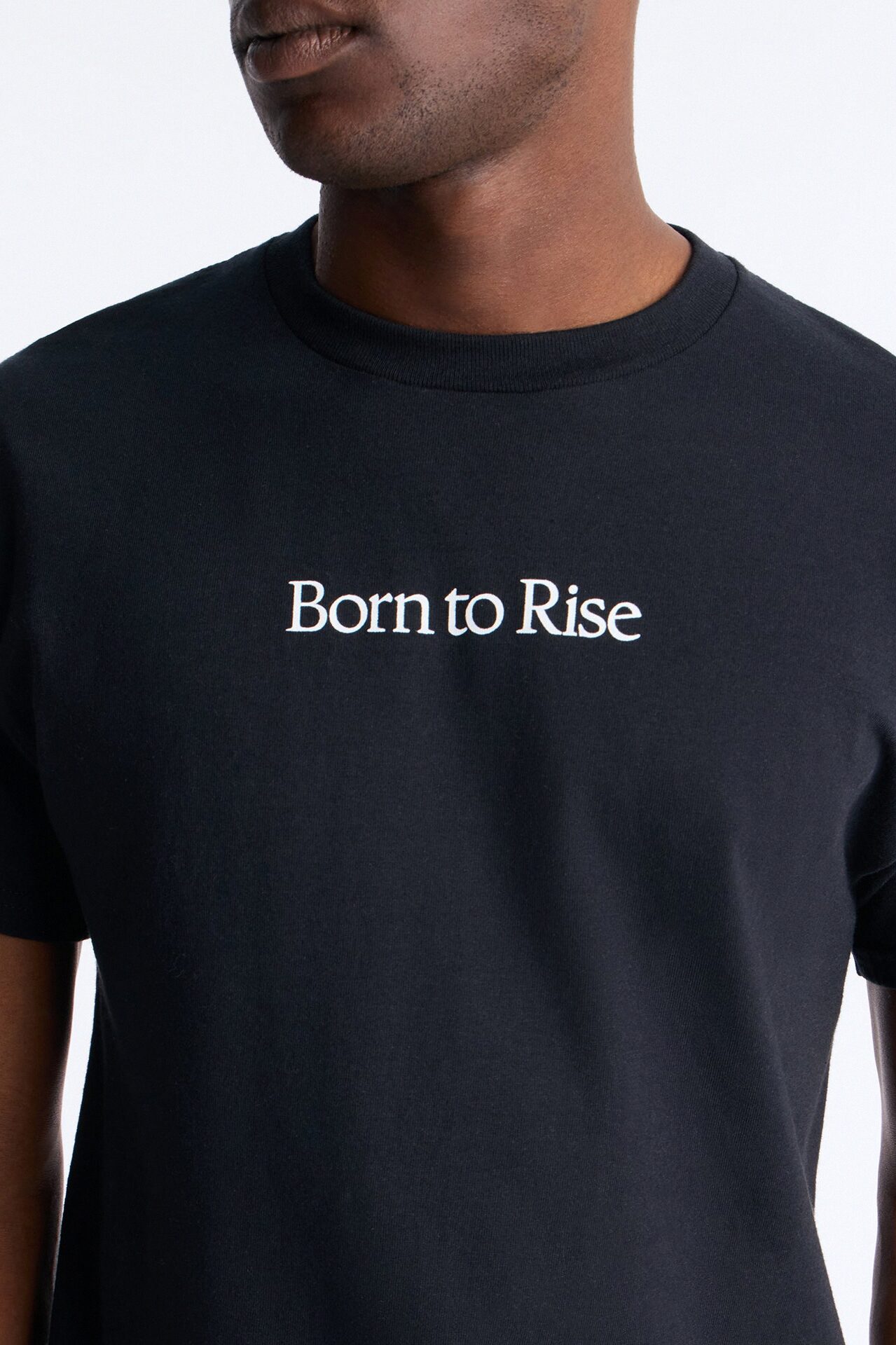 Born To Rise Short Sleeve Tee - Black