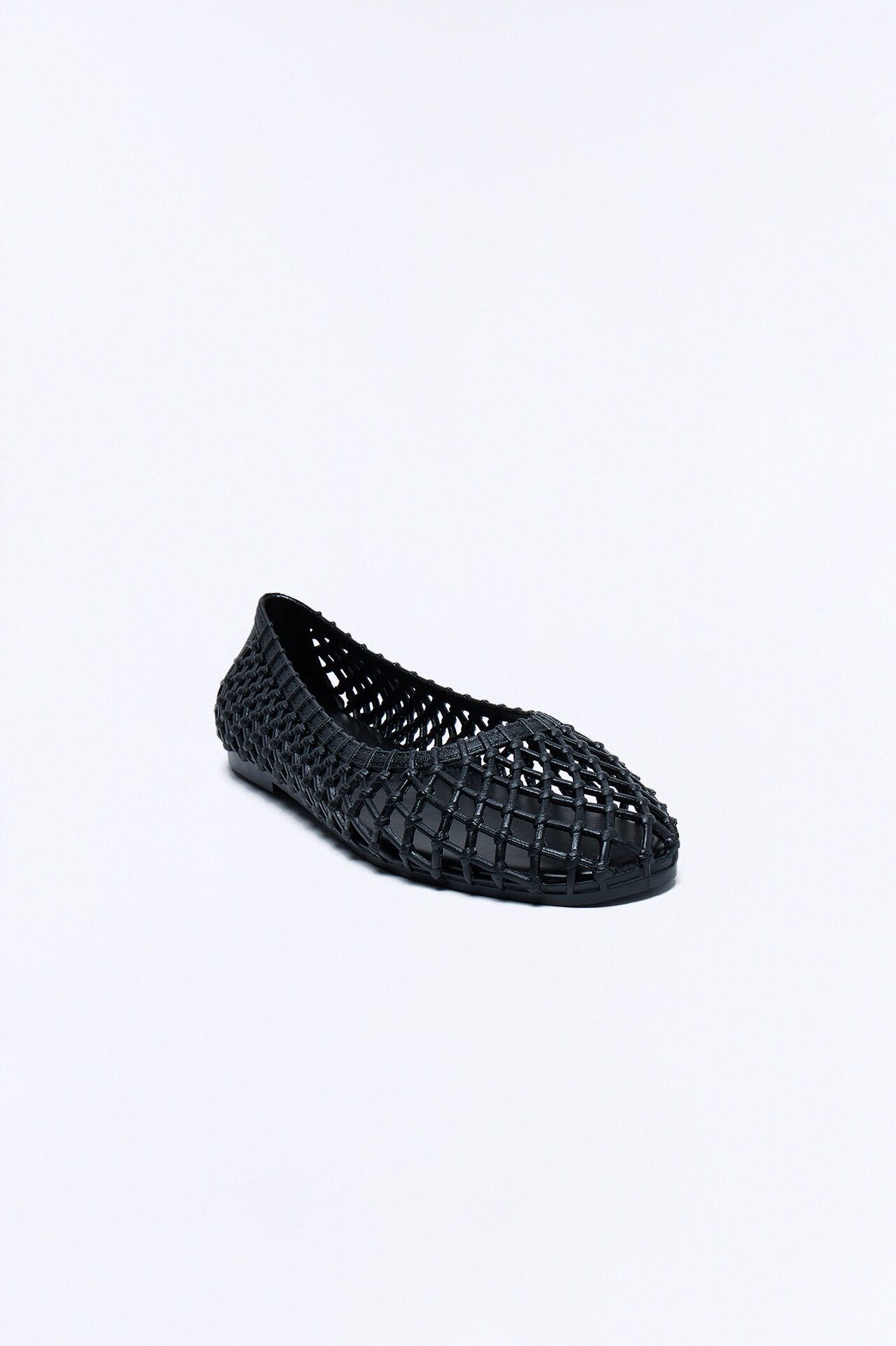 Lyla Jelly Mesh Flats - Black