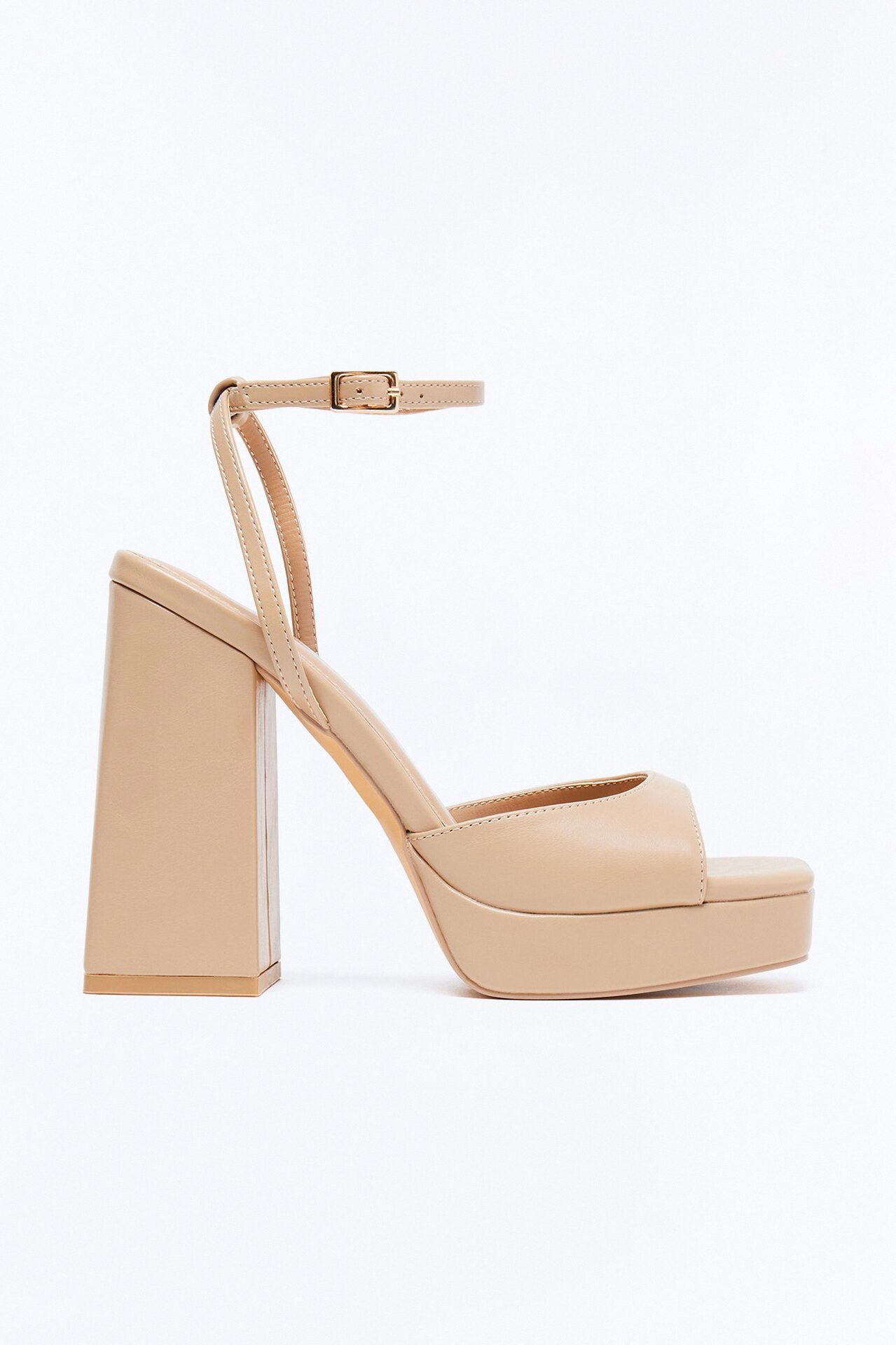 Klar Ultra Platform Heels - Camel