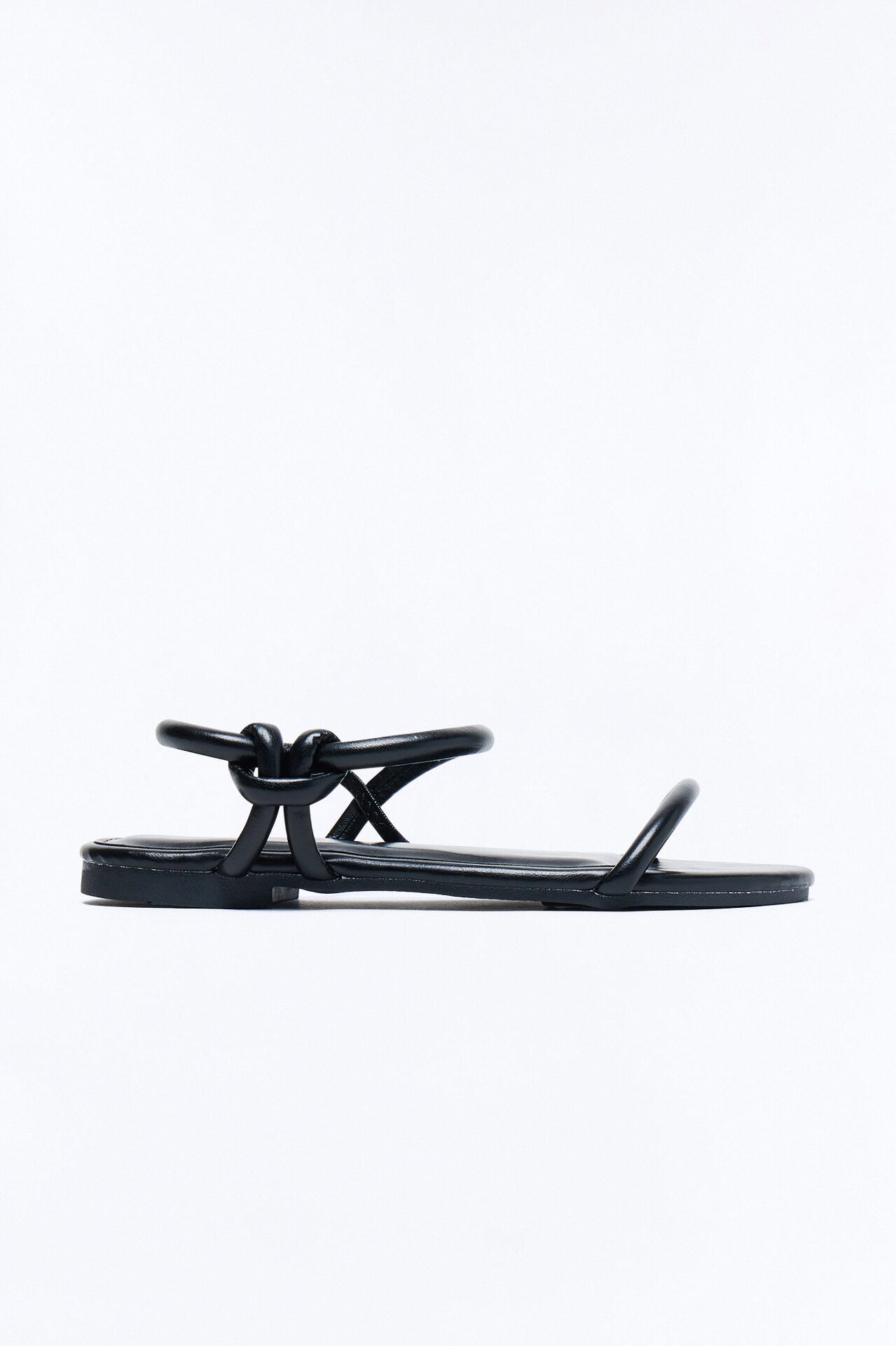 Kira Ankle Strap Sandals - Black