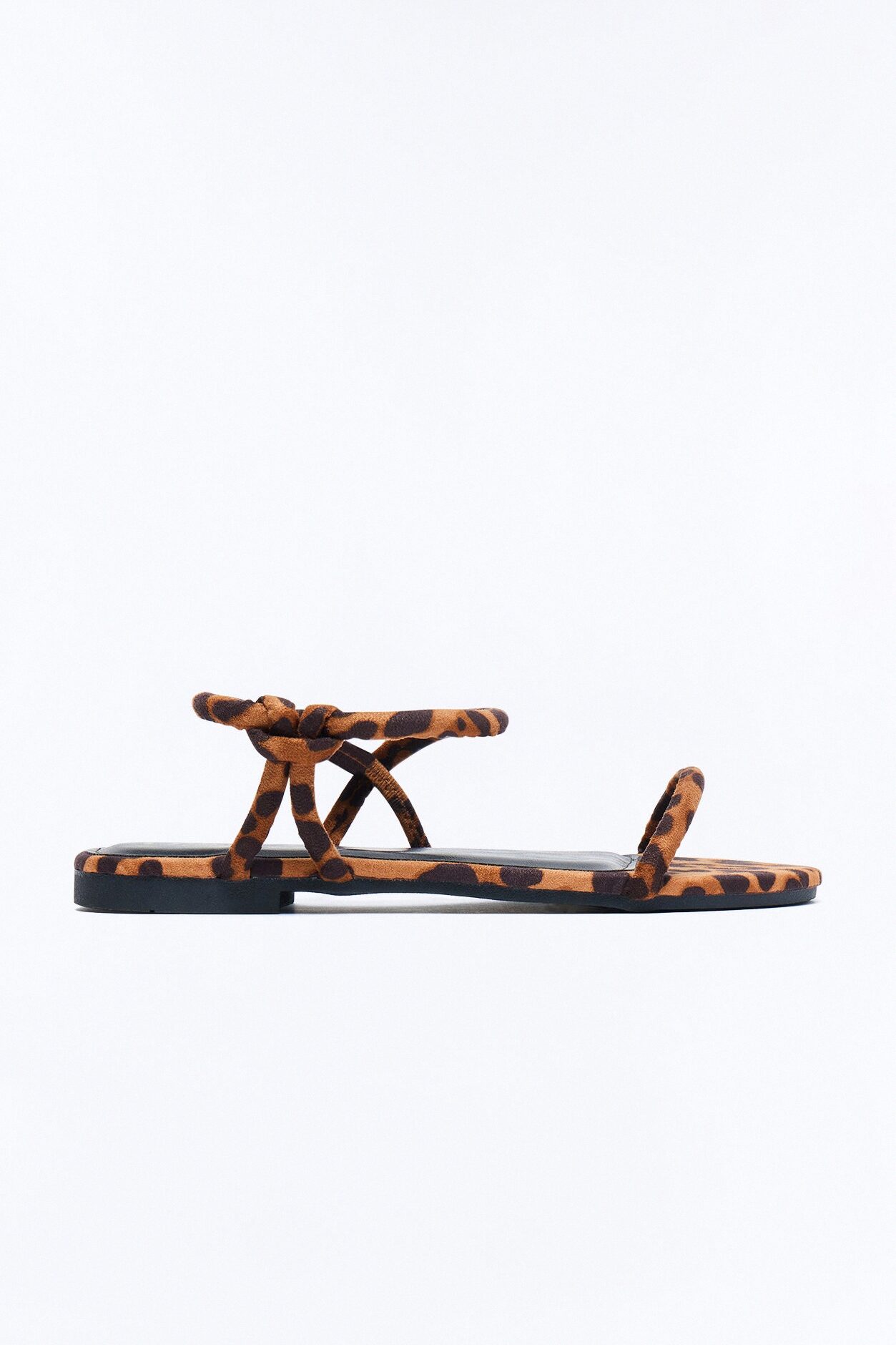 Kira Ankle Strap Sandals - Leopard