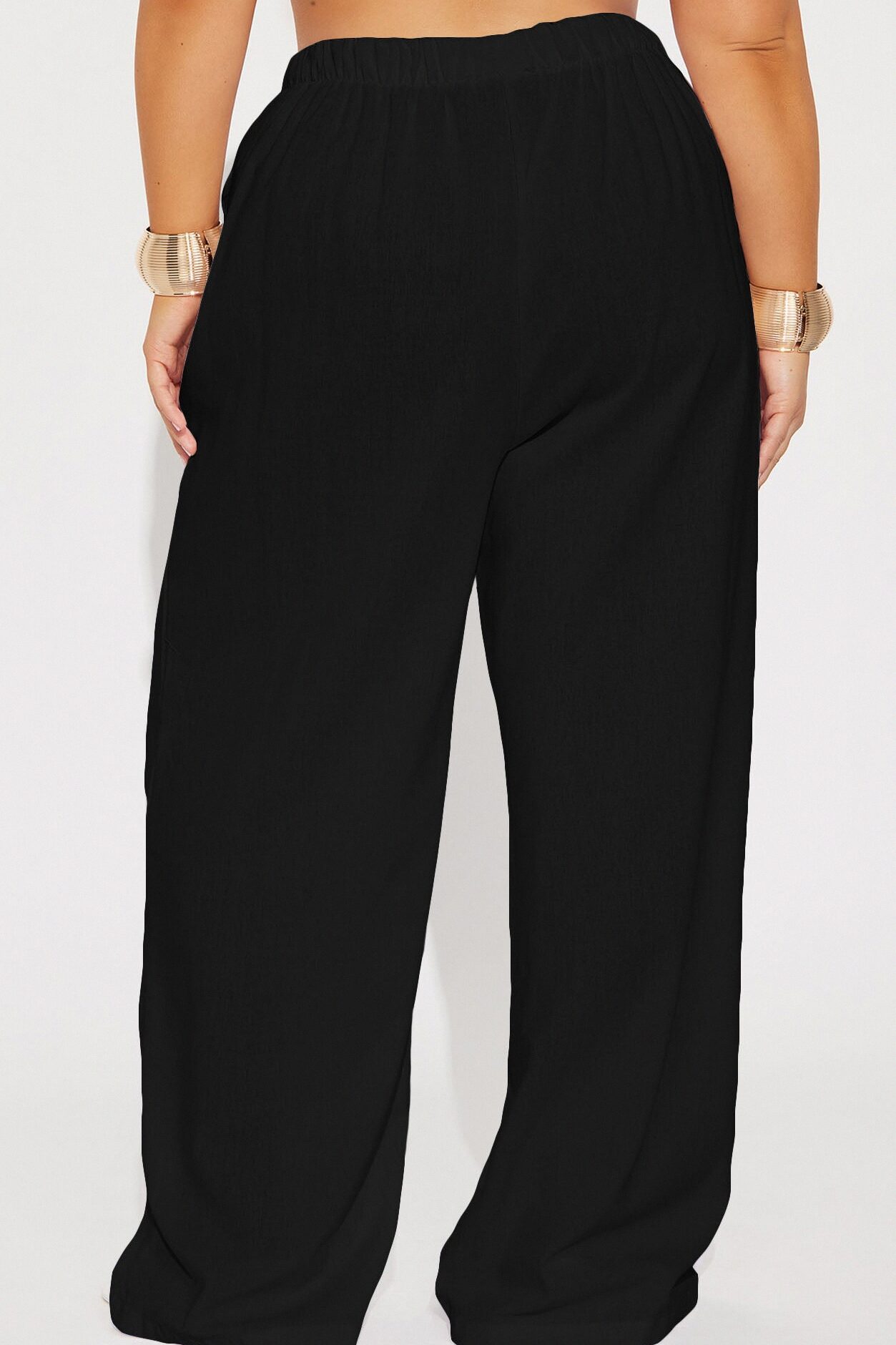 Beach Walks Linen Pant - Black