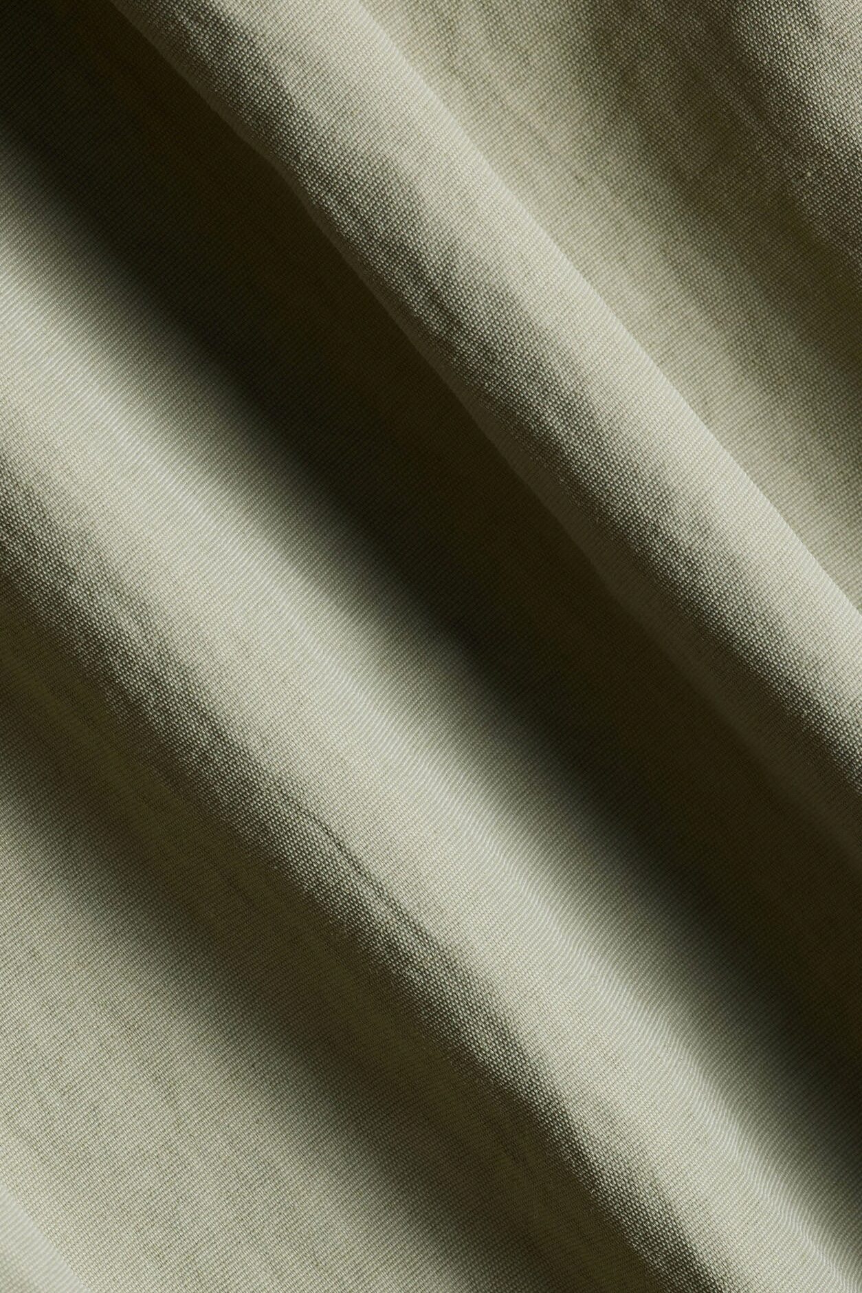 CoreNylon Ruched Mock Neck Jacket - Moss