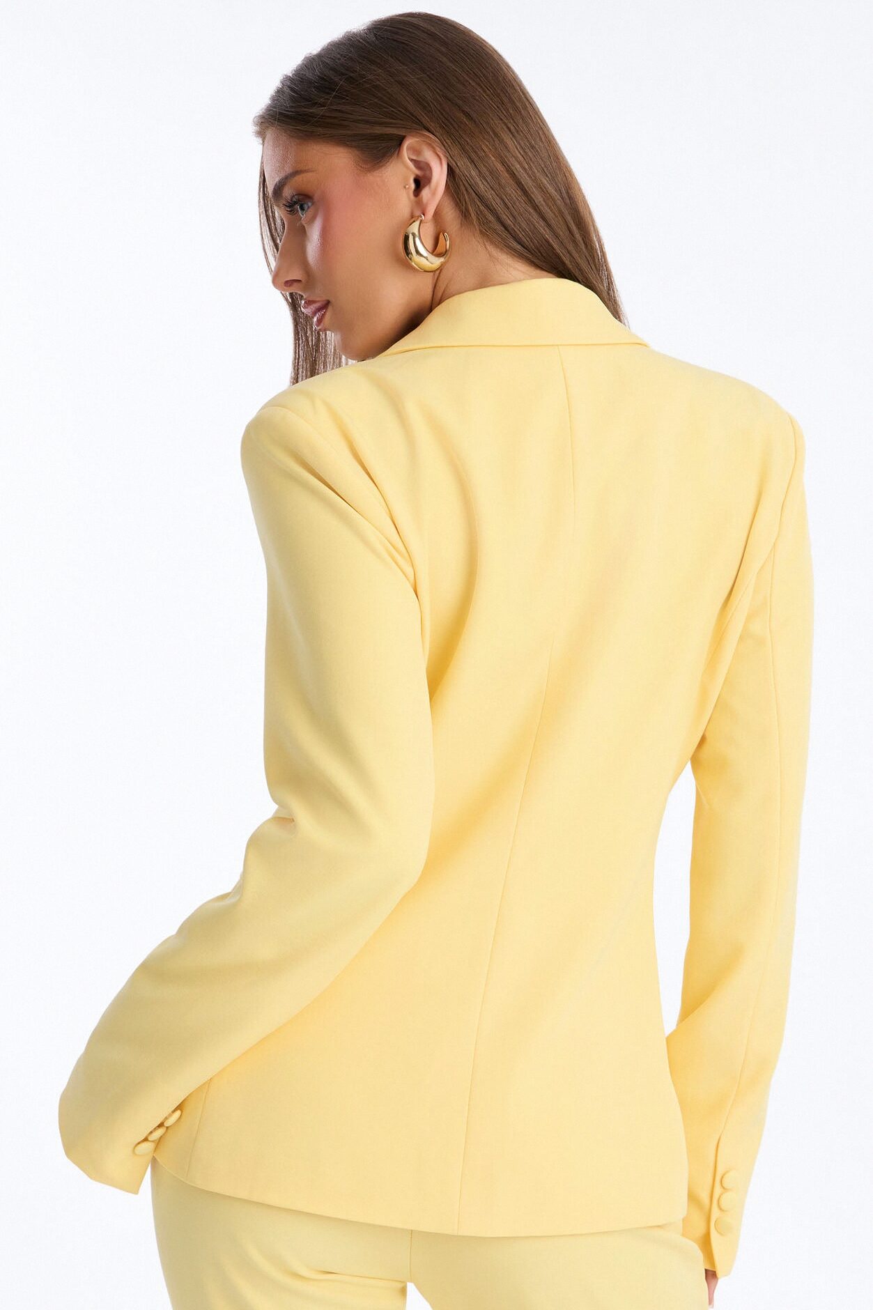 Breaking Even Blazer - Butter Yellow