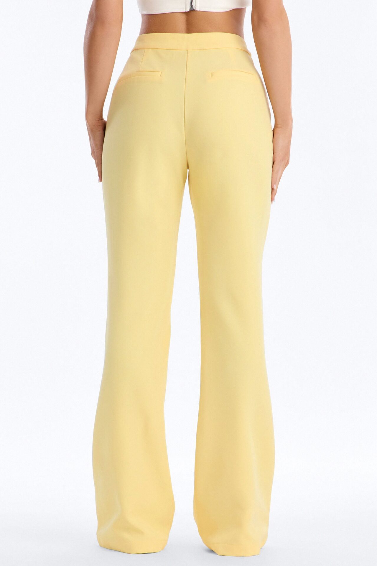 Breaking Even Flare Trouser - Butter Yellow
