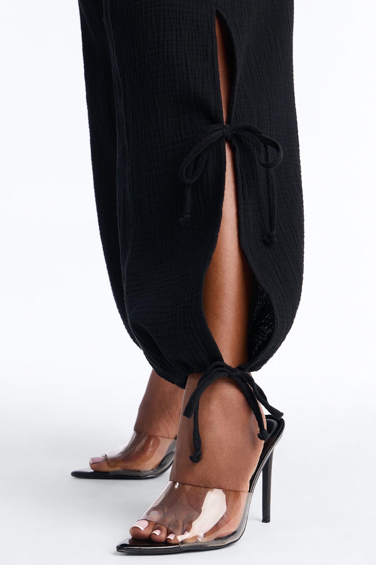 Azuki Balloon Pant Set - Black