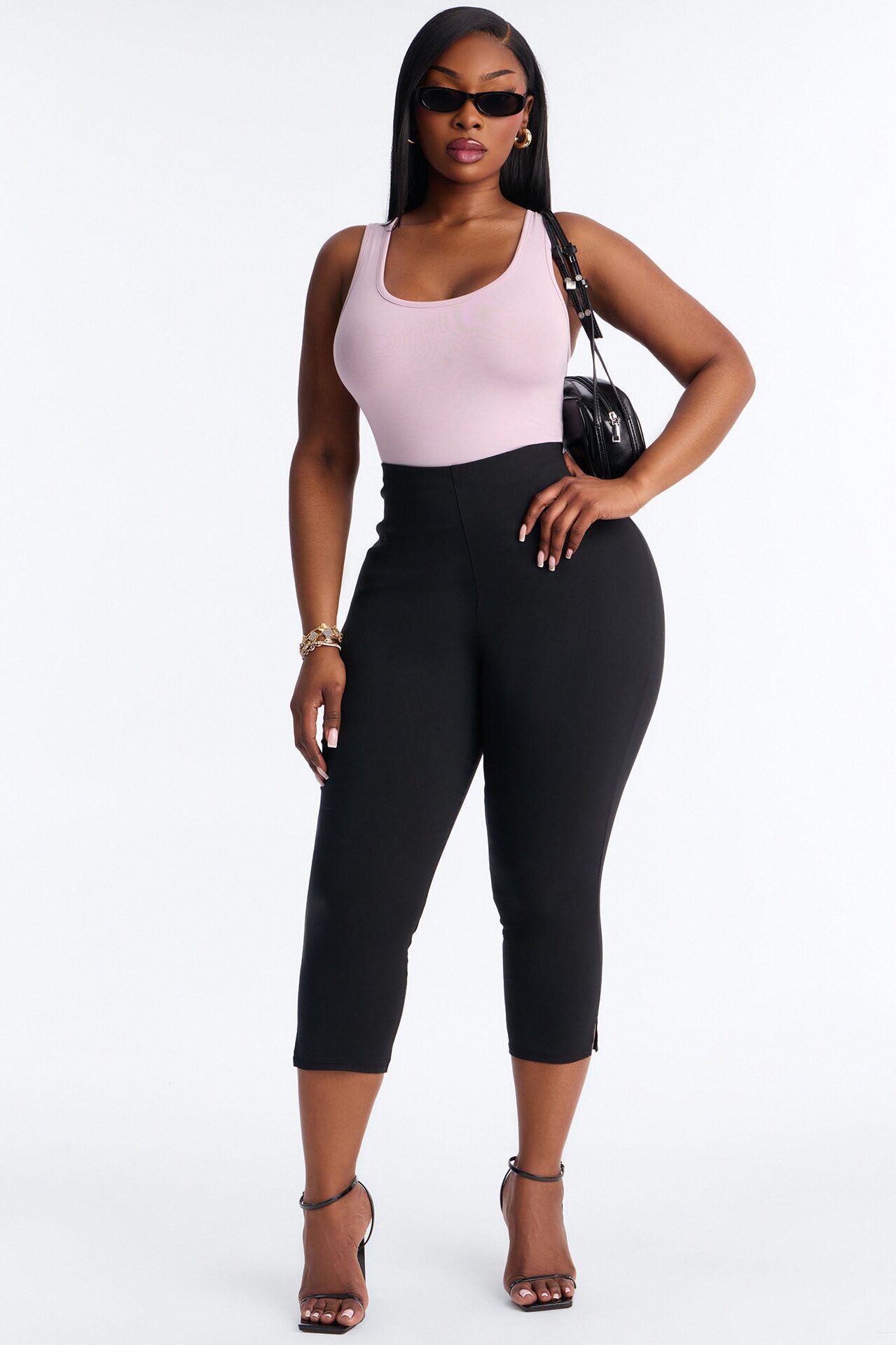 Divine Basic Tank Bodysuit - Lilac