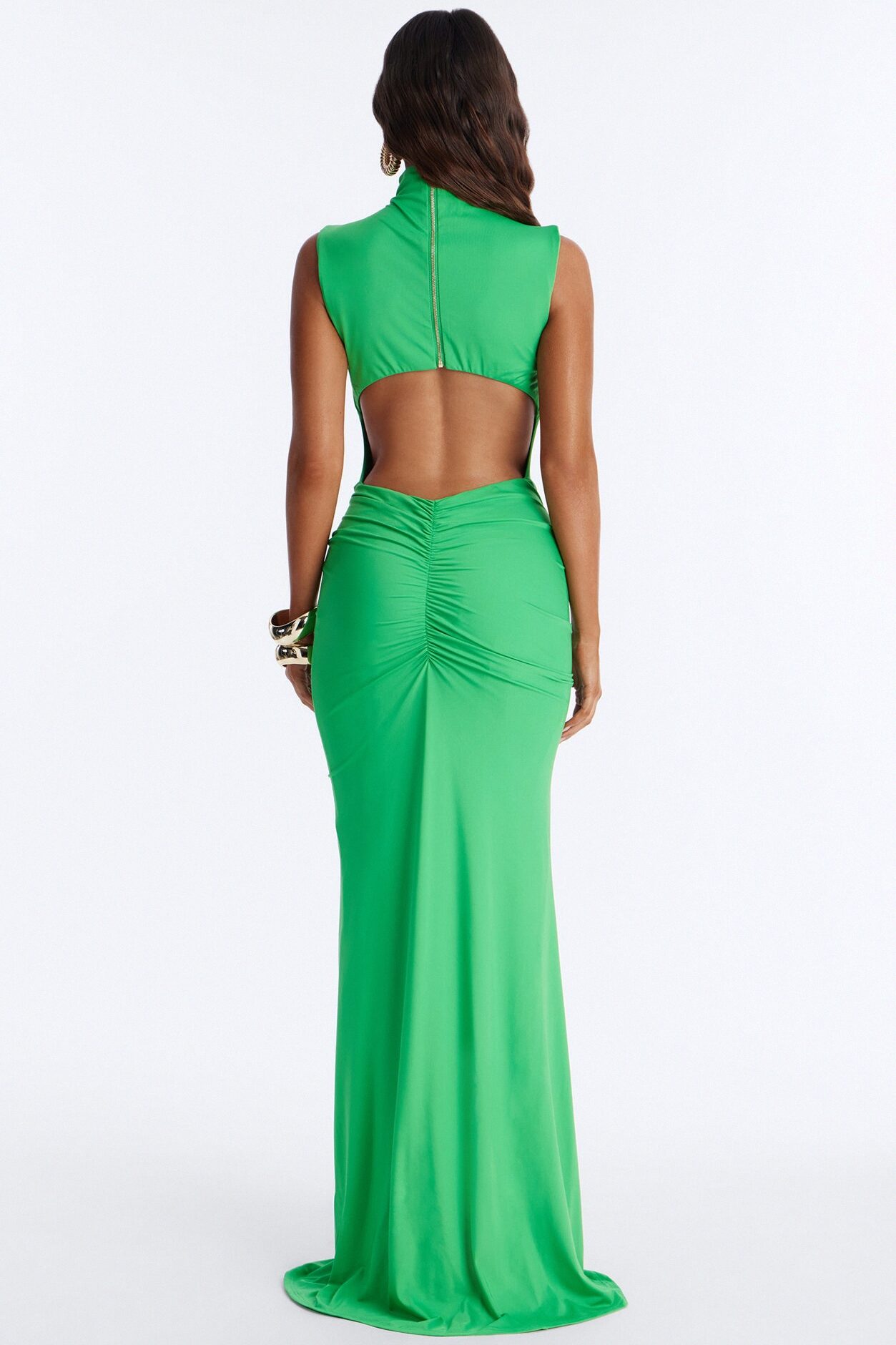 Heat Chic Hardware Maxi Dress - Kelly Green