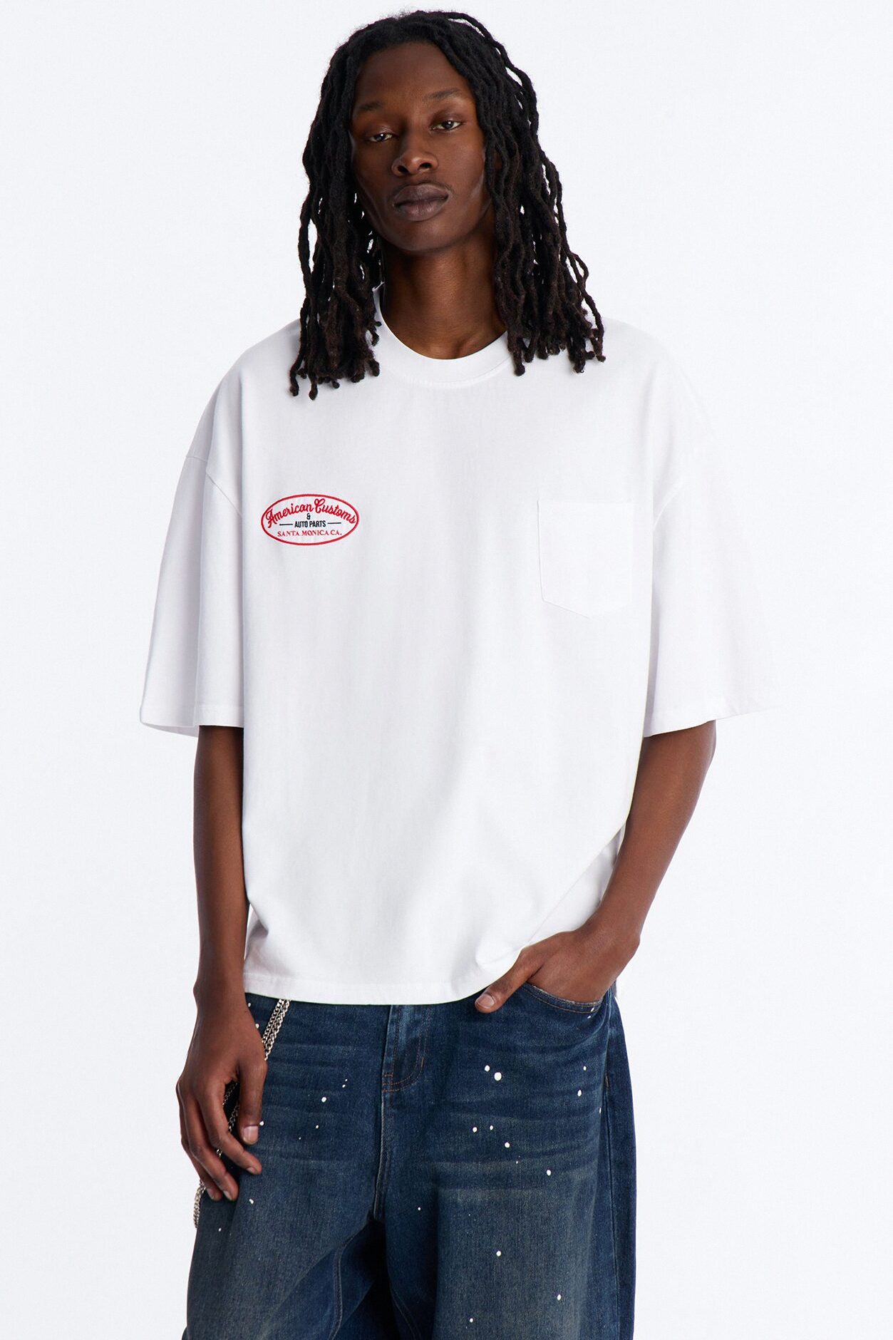 Boxy Gas Station Boxy Tee - White