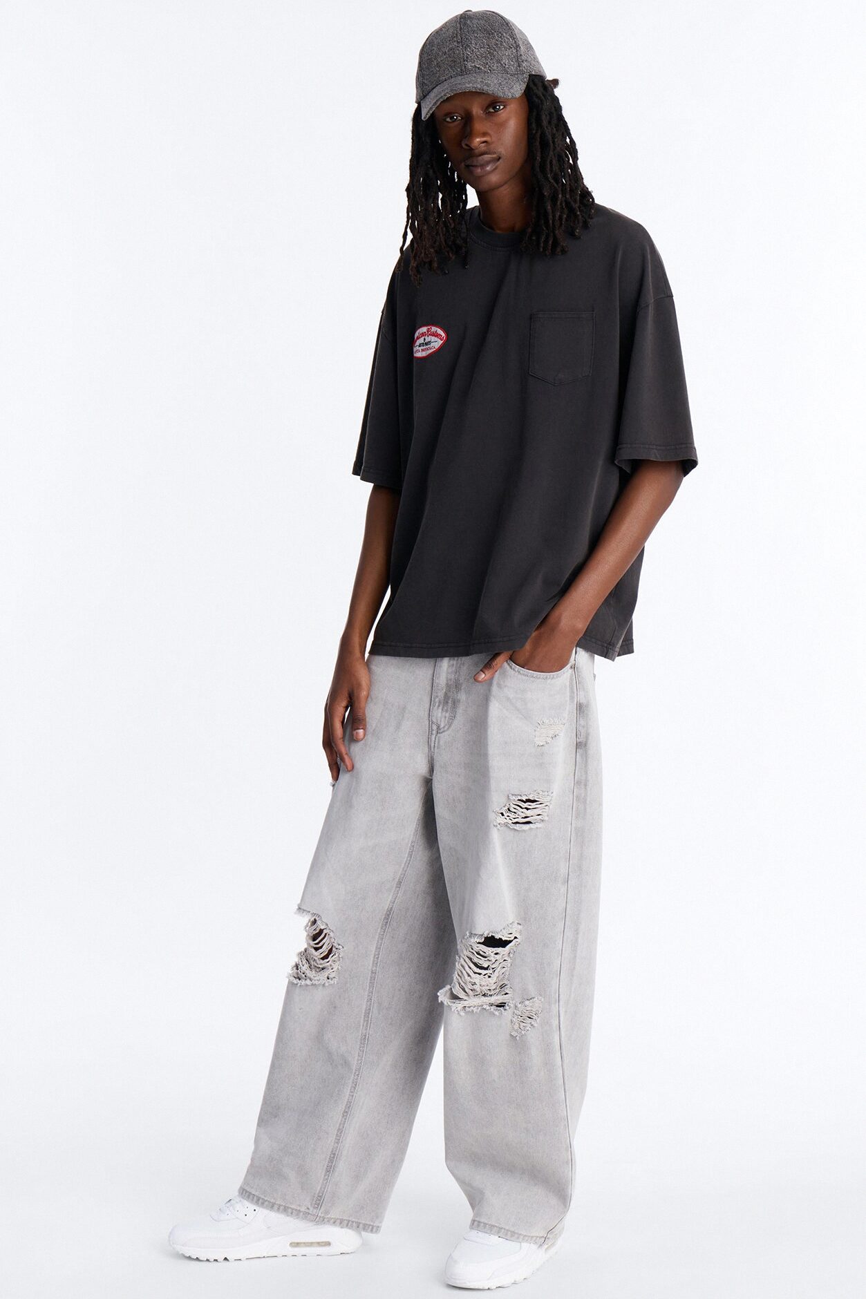 Boxy Gas Station Boxy Tee - Black Wash
