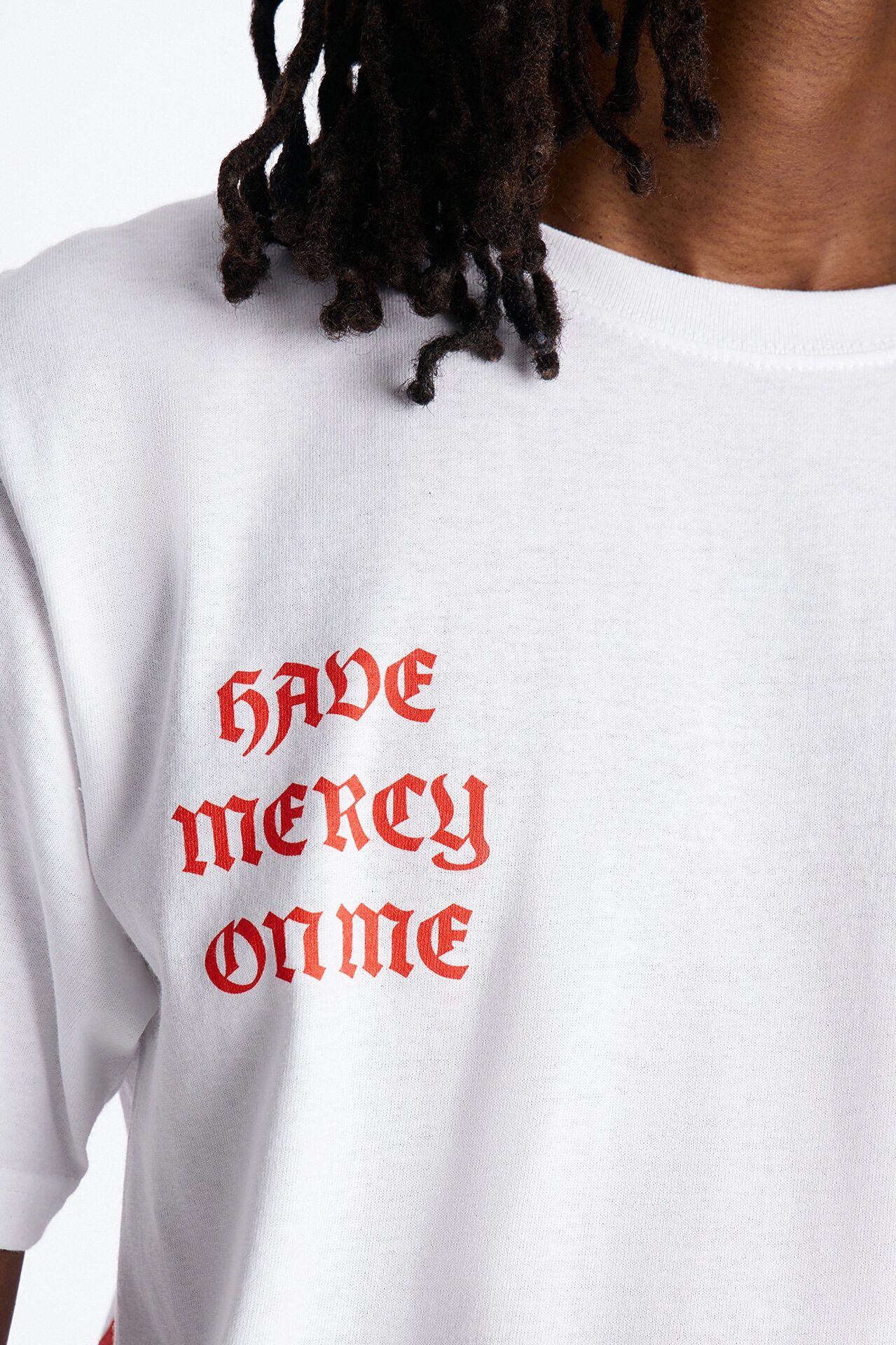 Pray For Me Angels Short Sleeve Tee - White