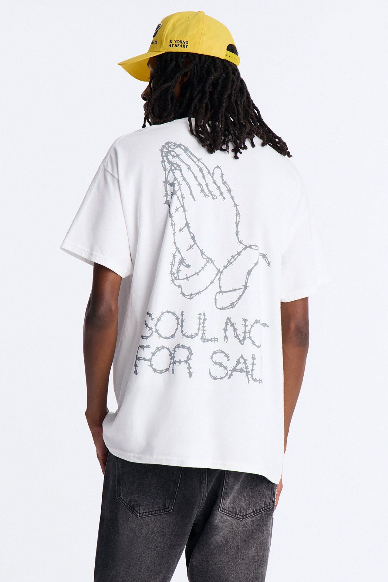Soul Not For Sale Oversized Short Sleeve Tee - White
