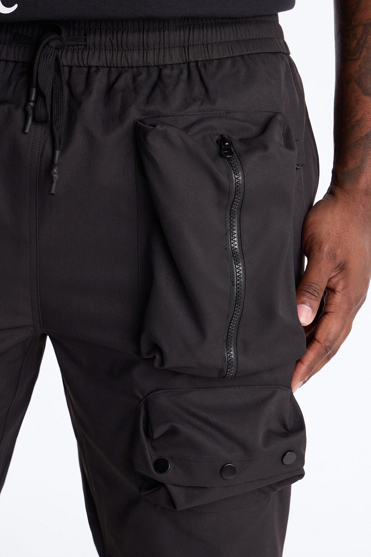 Slim Fort Dreamer Cargo Pant - Black