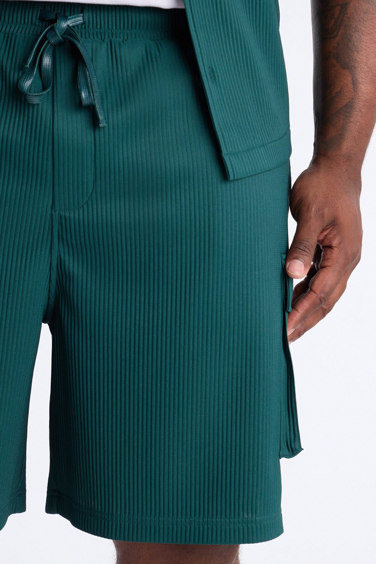 Show Up Relaxed Cargo Short - Teal