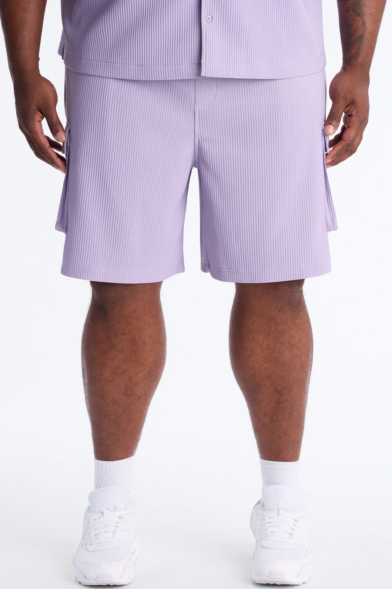 Show Up Relaxed Cargo Short - Lavender