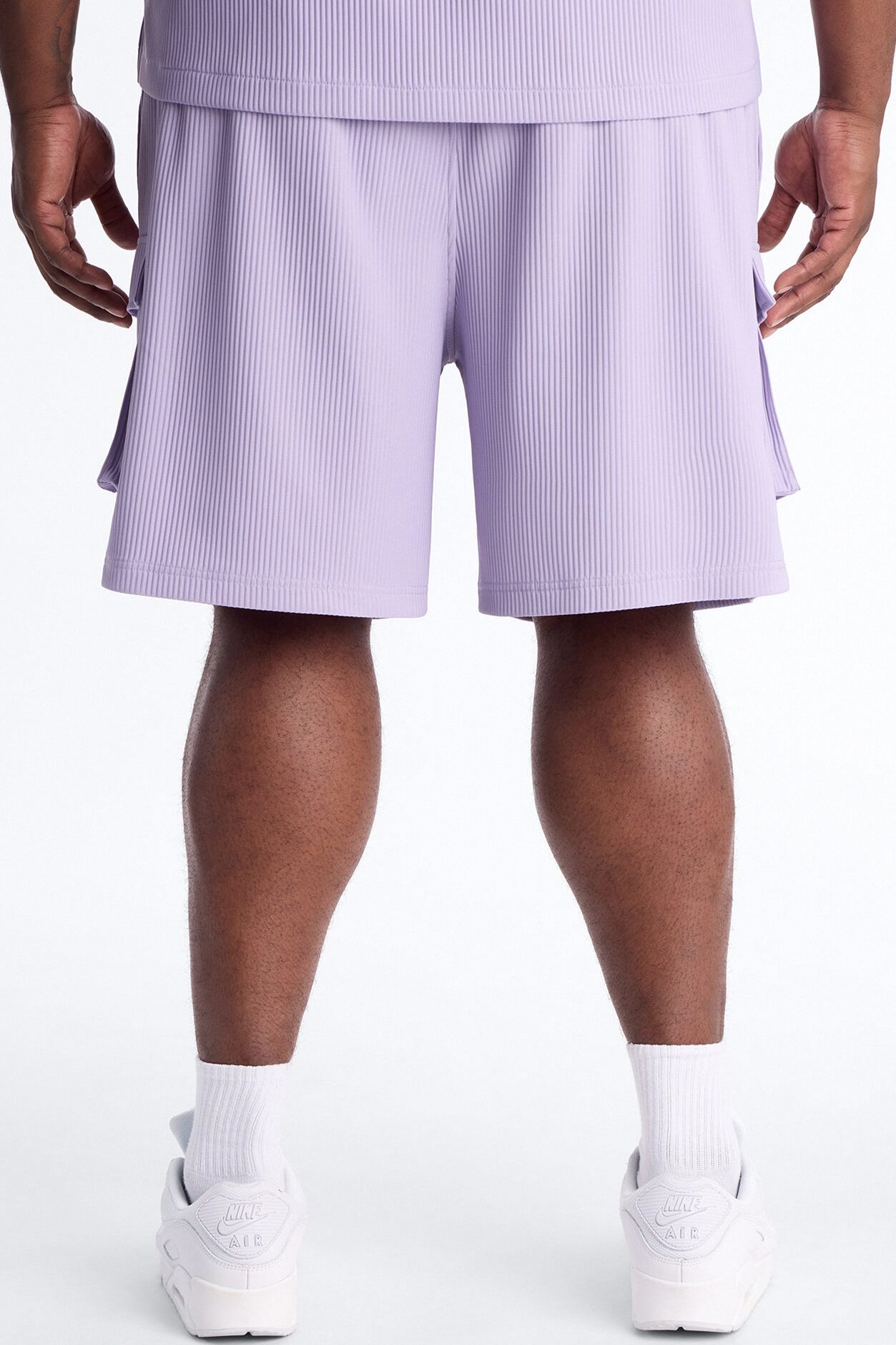 Show Up Relaxed Cargo Short - Lavender
