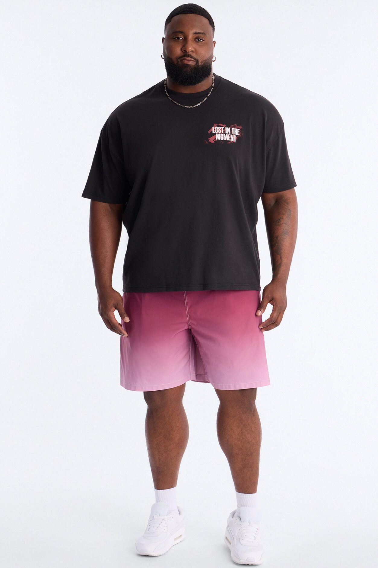 Lost In The Moment Oversized Short Sleeve Tee - Black Wash