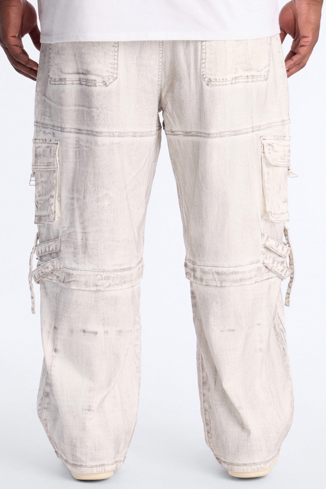 Morph City Switch Cargo Jean - Light Grey