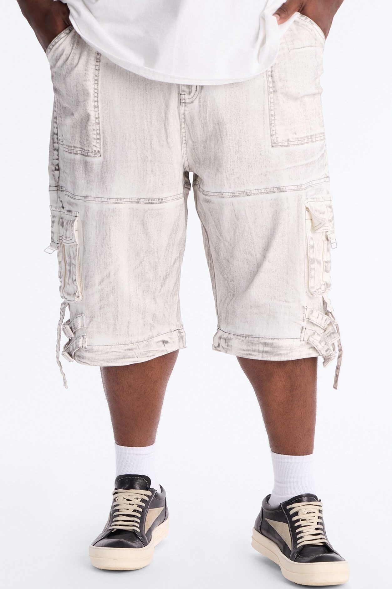 Morph City Switch Cargo Jean - Light Grey