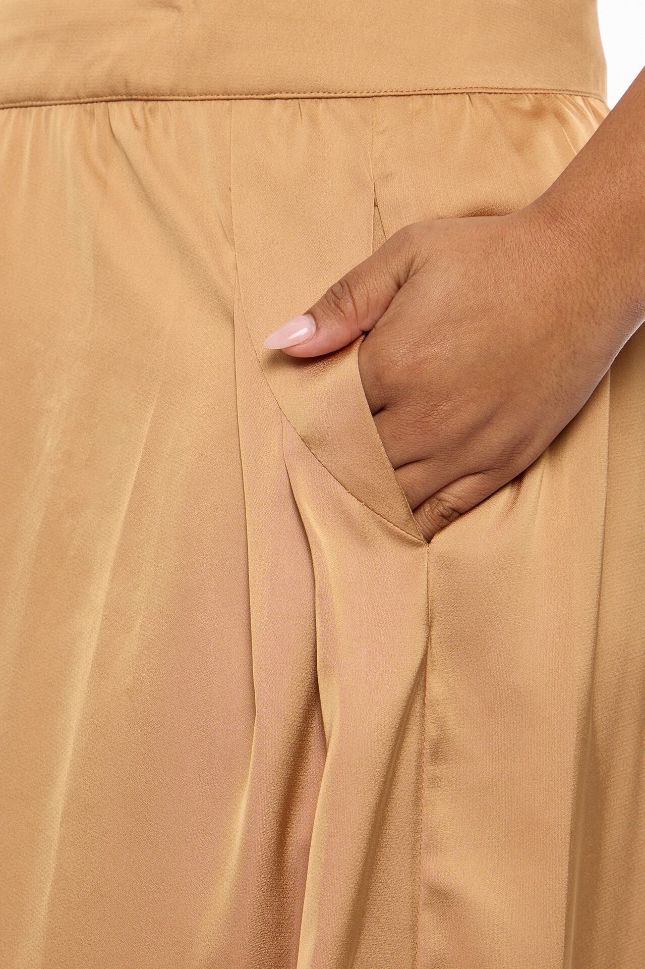 Cathryn Satin Balloon Pant - Gold