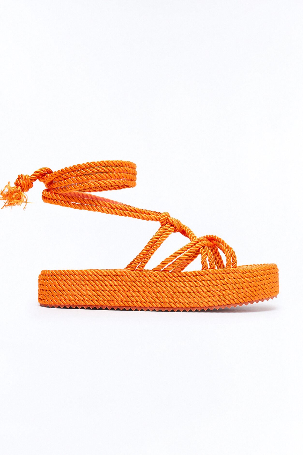 Veronica Flat Sandals - Orange