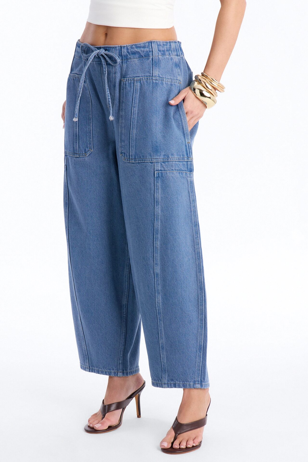 Cruise By Twill Barrel Pant 30″ - Navy