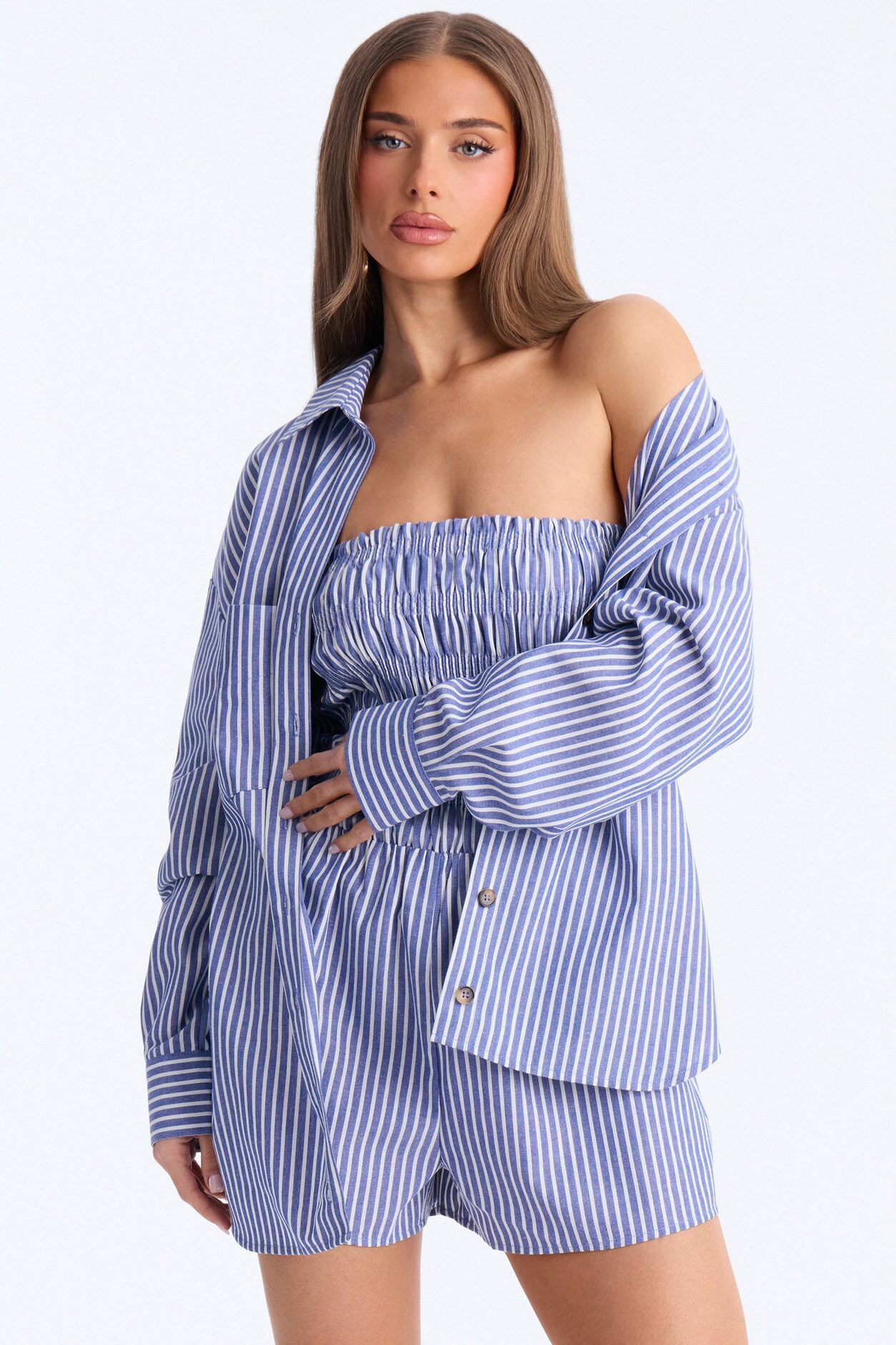 Carolina Romper Set - Blue