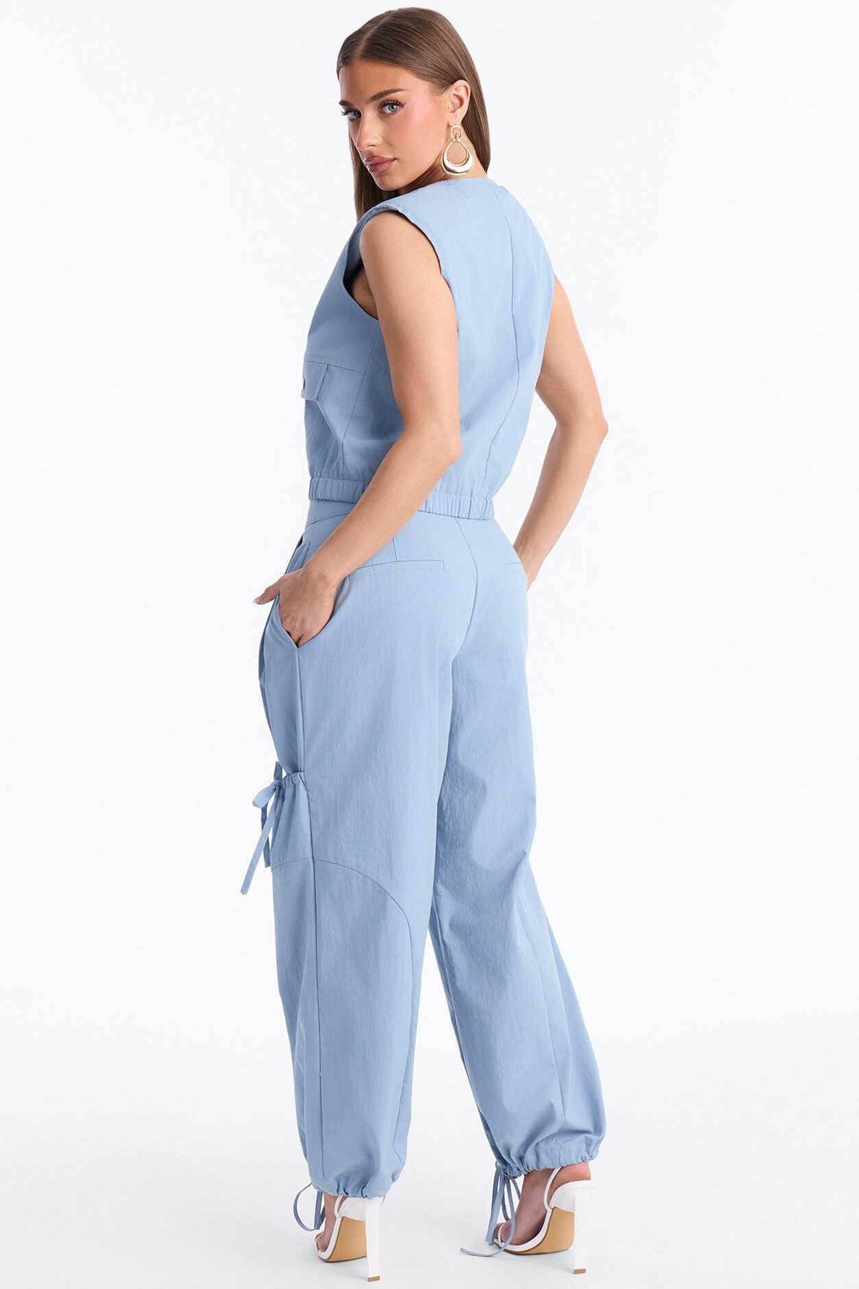 Delia Jogger Pant Set - Blue